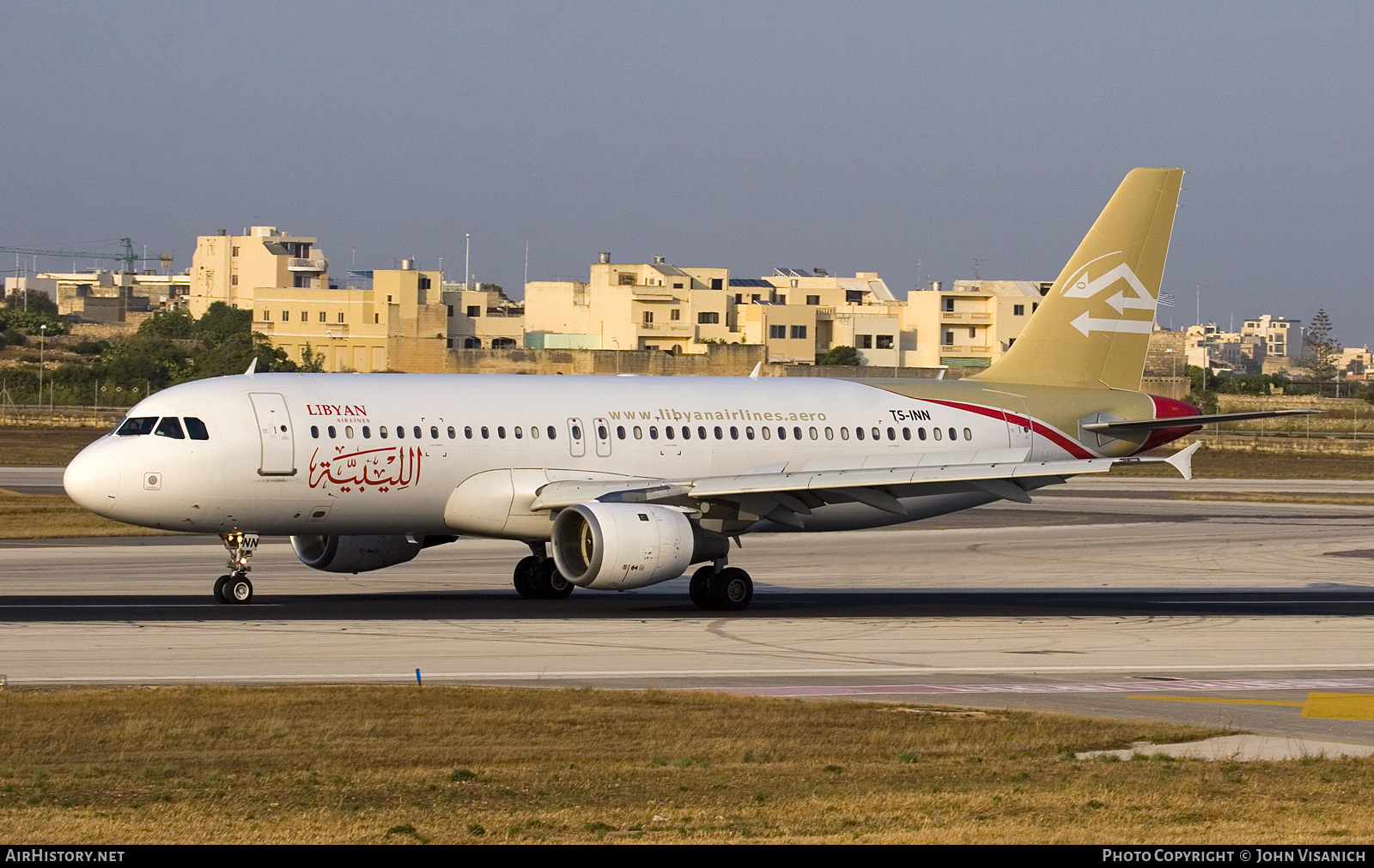 Aircraft Photo of TS-INN | Airbus A320-212 | Libyan Airlines | AirHistory.net #618830