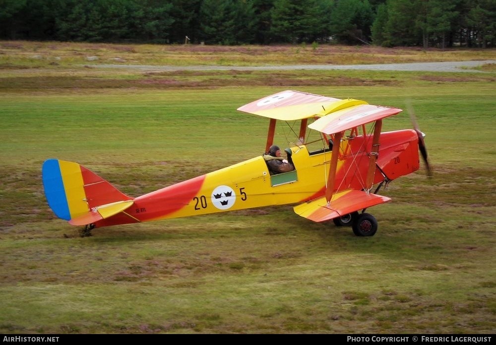 Aircraft Photo of SE-BYL / 553 | De Havilland D.H. 82A Tiger Moth | Sweden - Air Force | AirHistory.net #618835