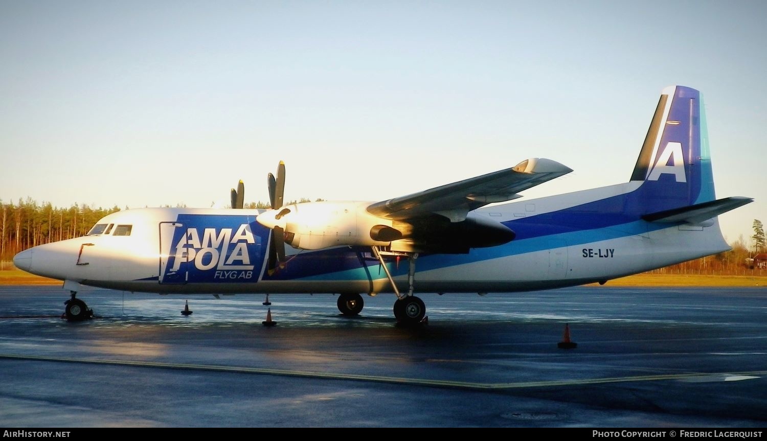 Aircraft Photo of SE-LJY | Fokker 50/F | Amapola Flyg | AirHistory.net #618836