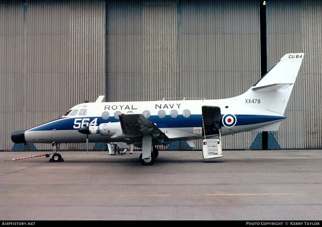 Aircraft Photo of XX478 | Scottish Aviation HP-137 Jetstream T2 | UK - Navy | AirHistory.net #618873