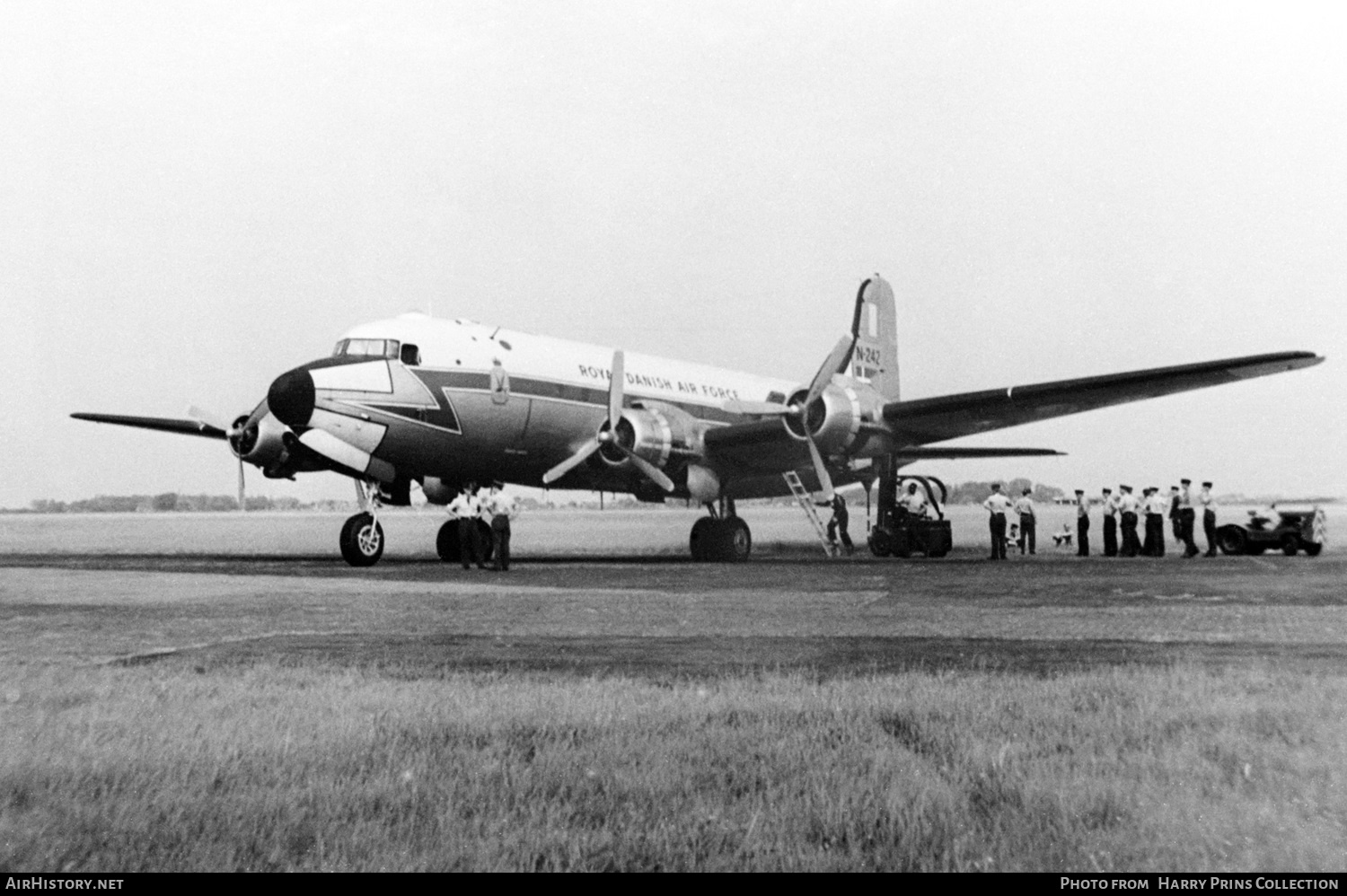 Aircraft Photo of N-242 | Douglas C-54D Skymaster | Denmark - Air Force | AirHistory.net #618894