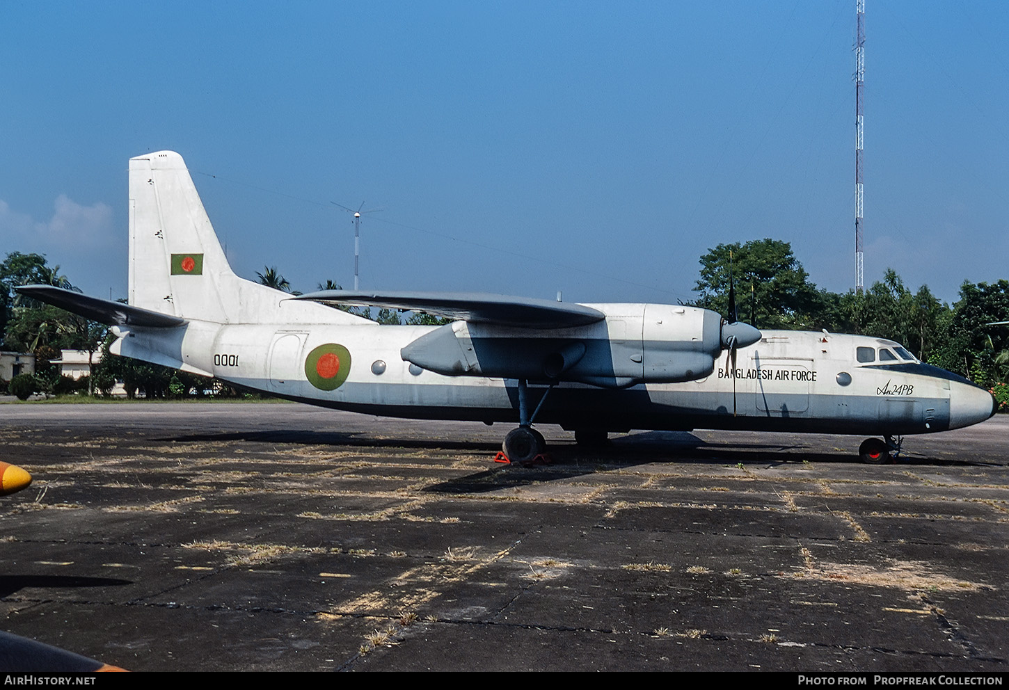 Aircraft Photo of 0001 | Antonov An-24RV | Bangladesh - Air Force | AirHistory.net #618908