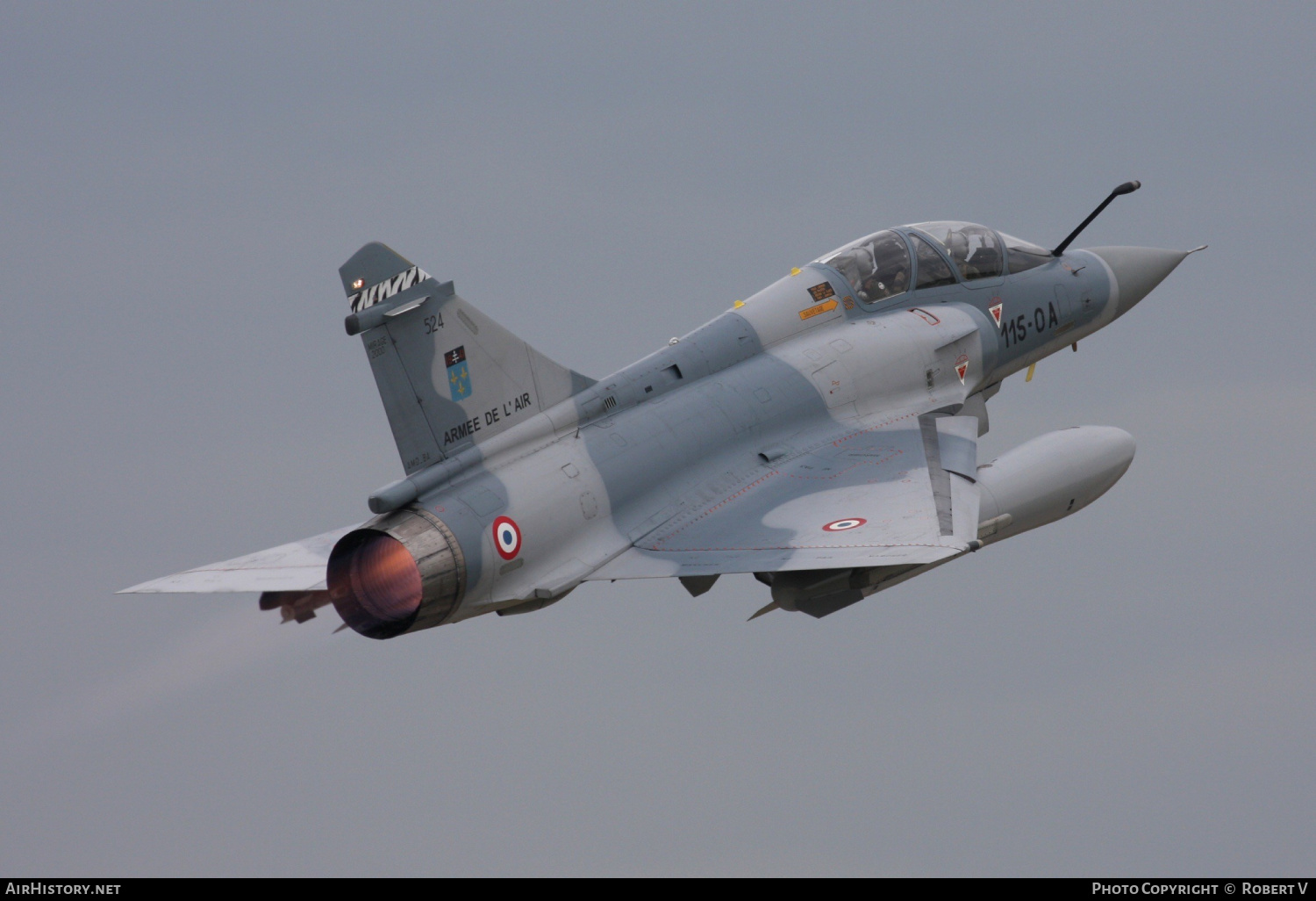 Aircraft Photo of 524 | Dassault Mirage 2000B | France - Air Force | AirHistory.net #618914