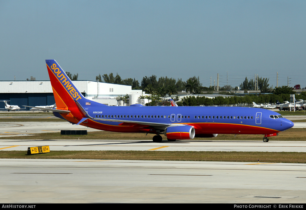 Aircraft Photo of N8626B | Boeing 737-8H4 | Southwest Airlines | AirHistory.net #618941