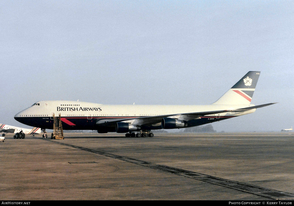 Aircraft Photo of G-AWND | Boeing 747-136 | British Airways | AirHistory.net #618943