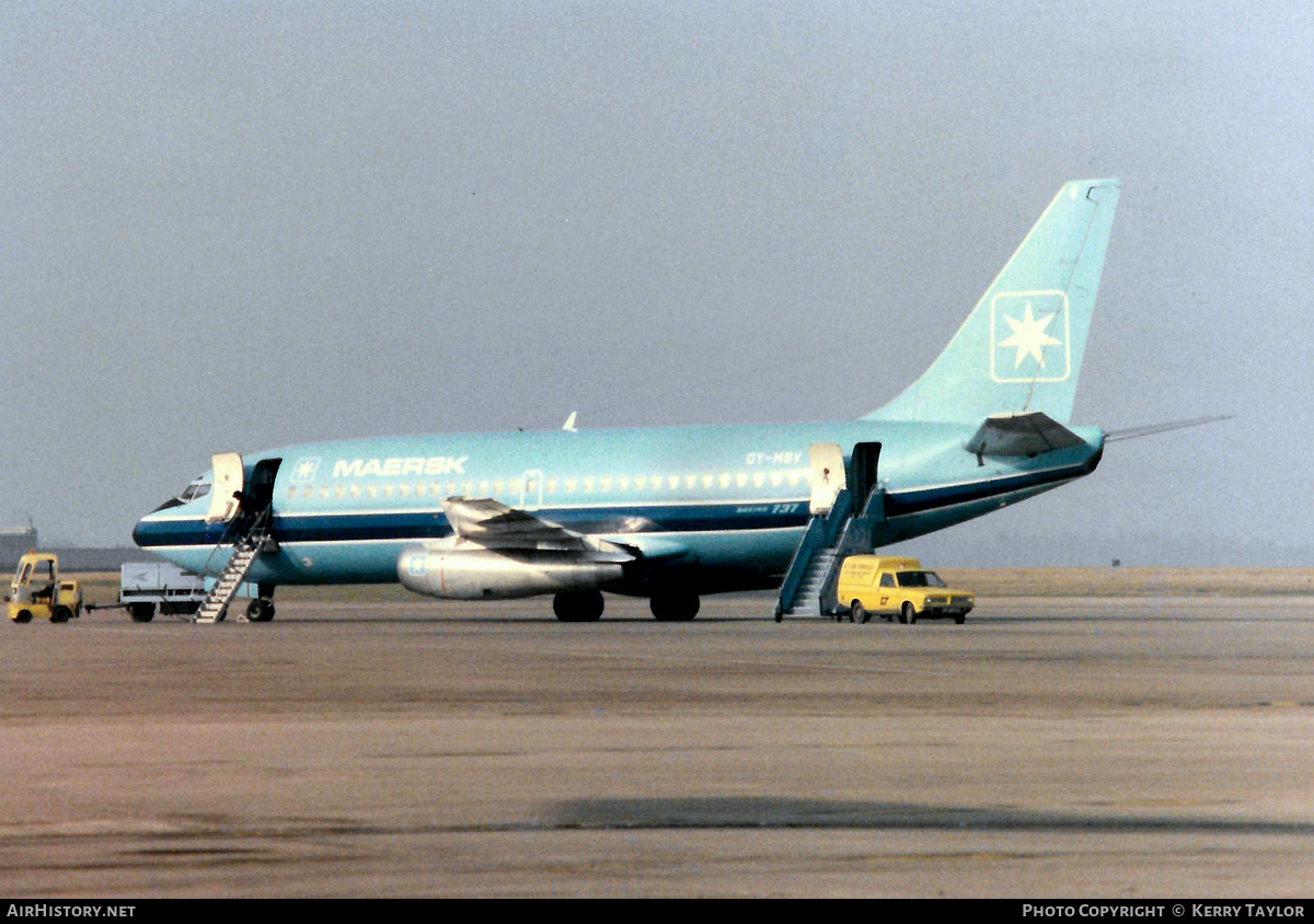 Aircraft Photo of OY-MBV | Boeing 737-2L9/Adv | Maersk Air | AirHistory.net #618945