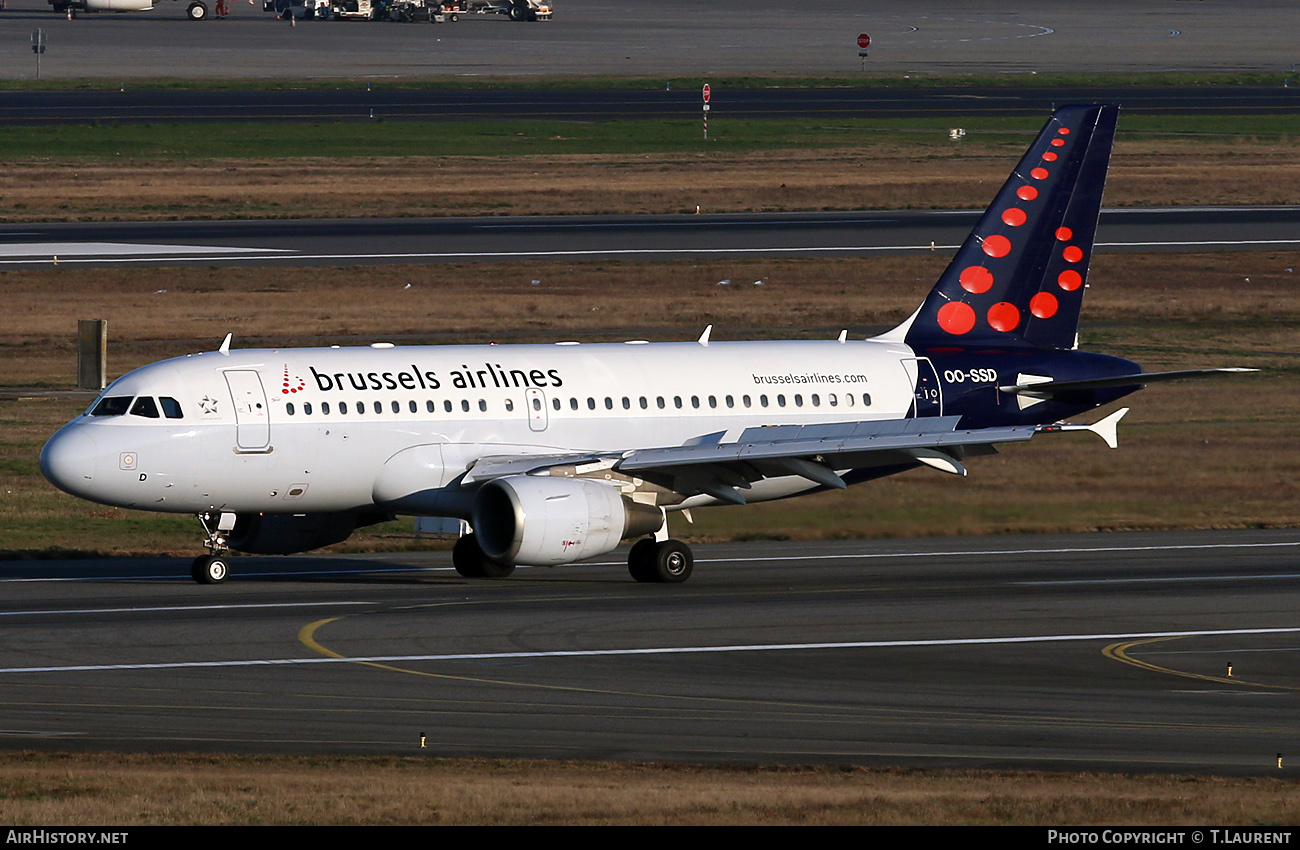 Aircraft Photo of OO-SSD | Airbus A319-112 | Brussels Airlines | AirHistory.net #618974