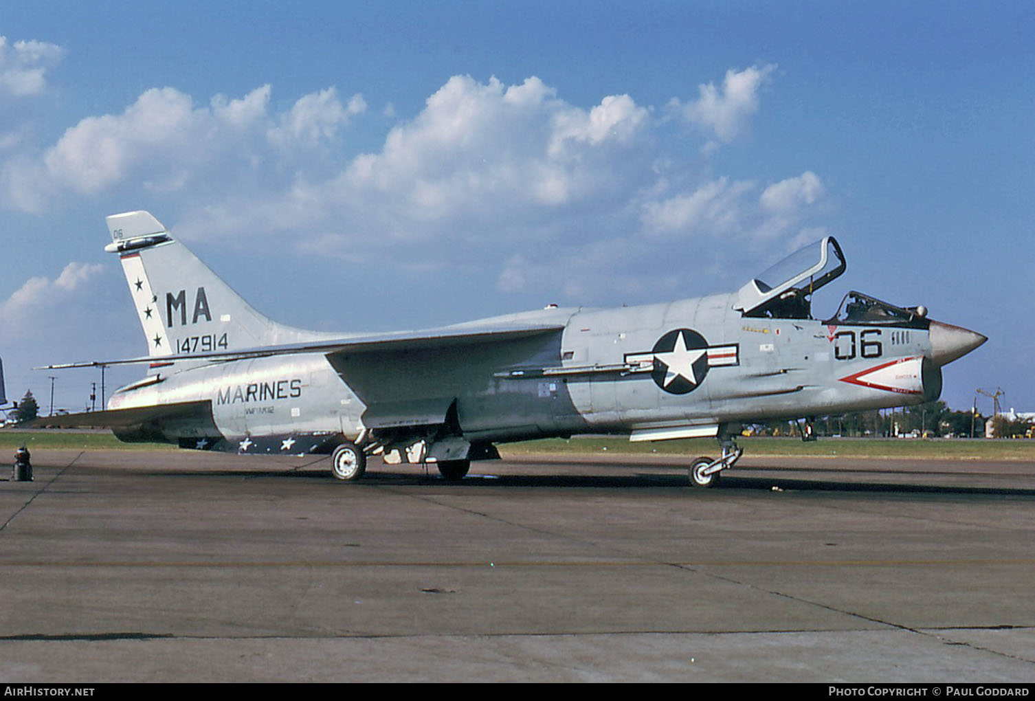 Aircraft Photo of 147914 | Vought F-8H Crusader | USA - Marines | AirHistory.net #618981