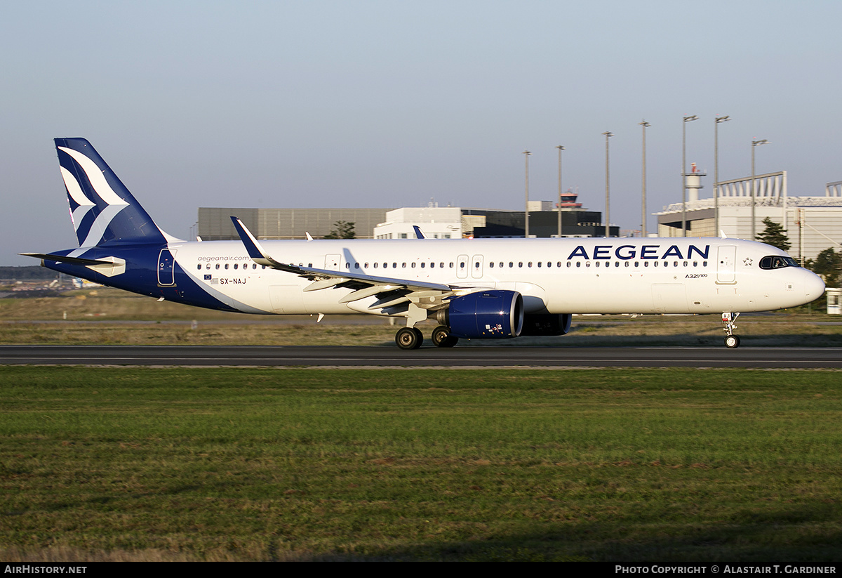 Aircraft Photo of SX-NAJ | Airbus A321-271NX | Aegean Airlines | AirHistory.net #618984