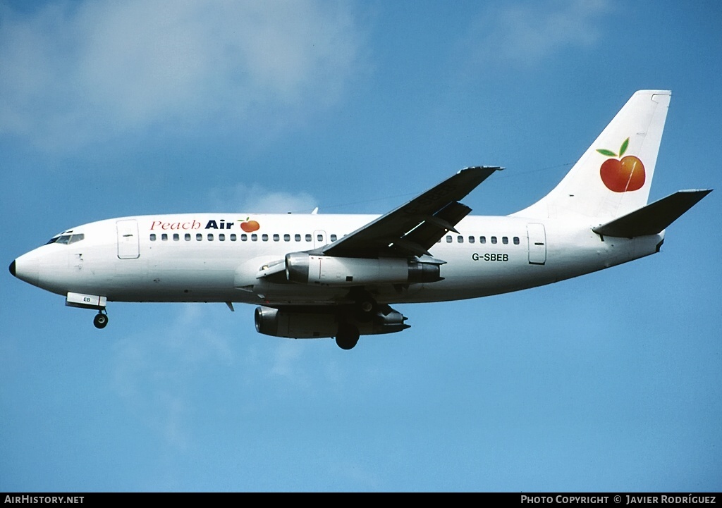 Aircraft Photo of G-SBEB | Boeing 737-204/Adv | Peach Air | AirHistory.net #619014