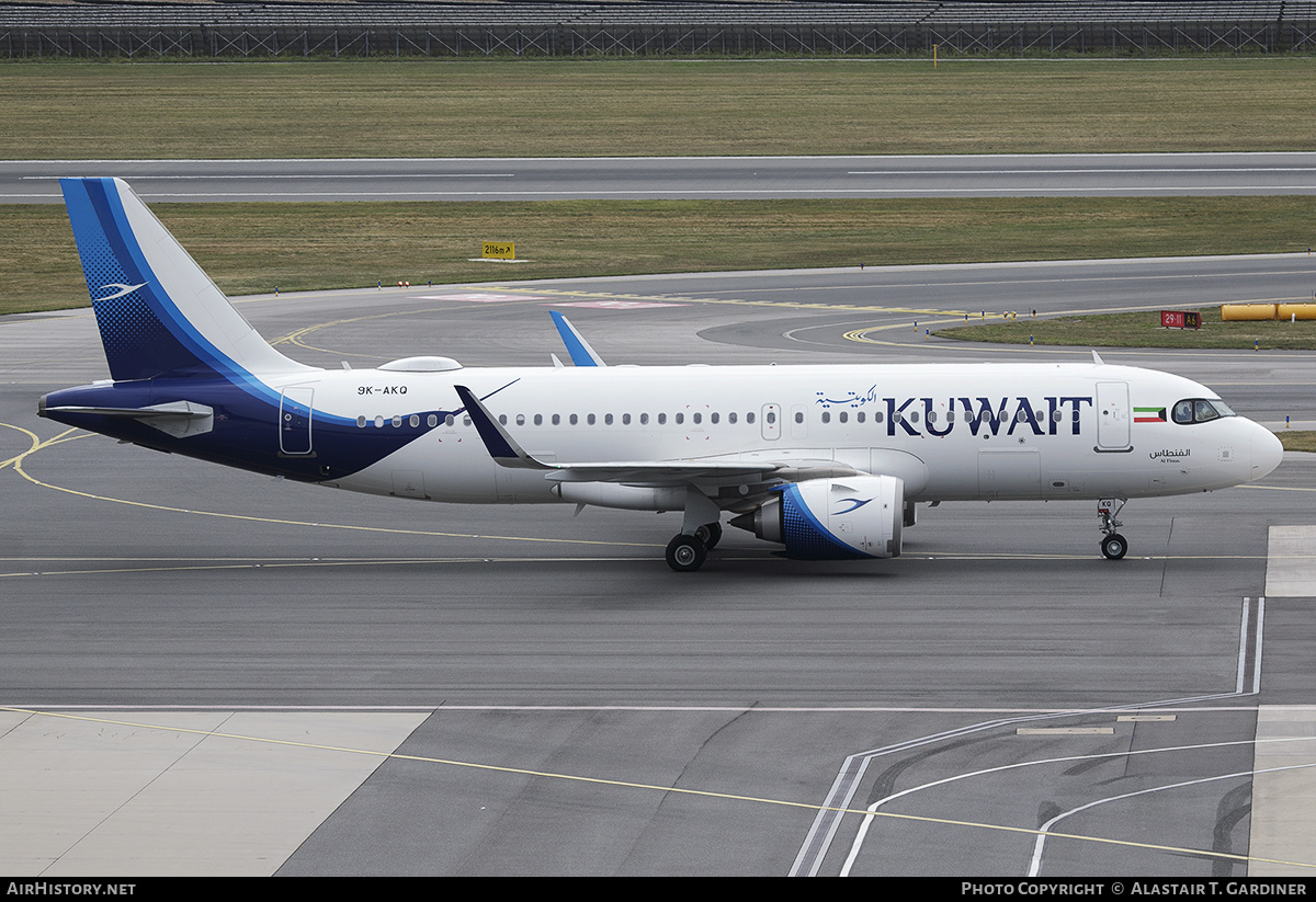 Aircraft Photo of 9K-AKQ | Airbus A320-251N | Kuwait Airways | AirHistory.net #619038