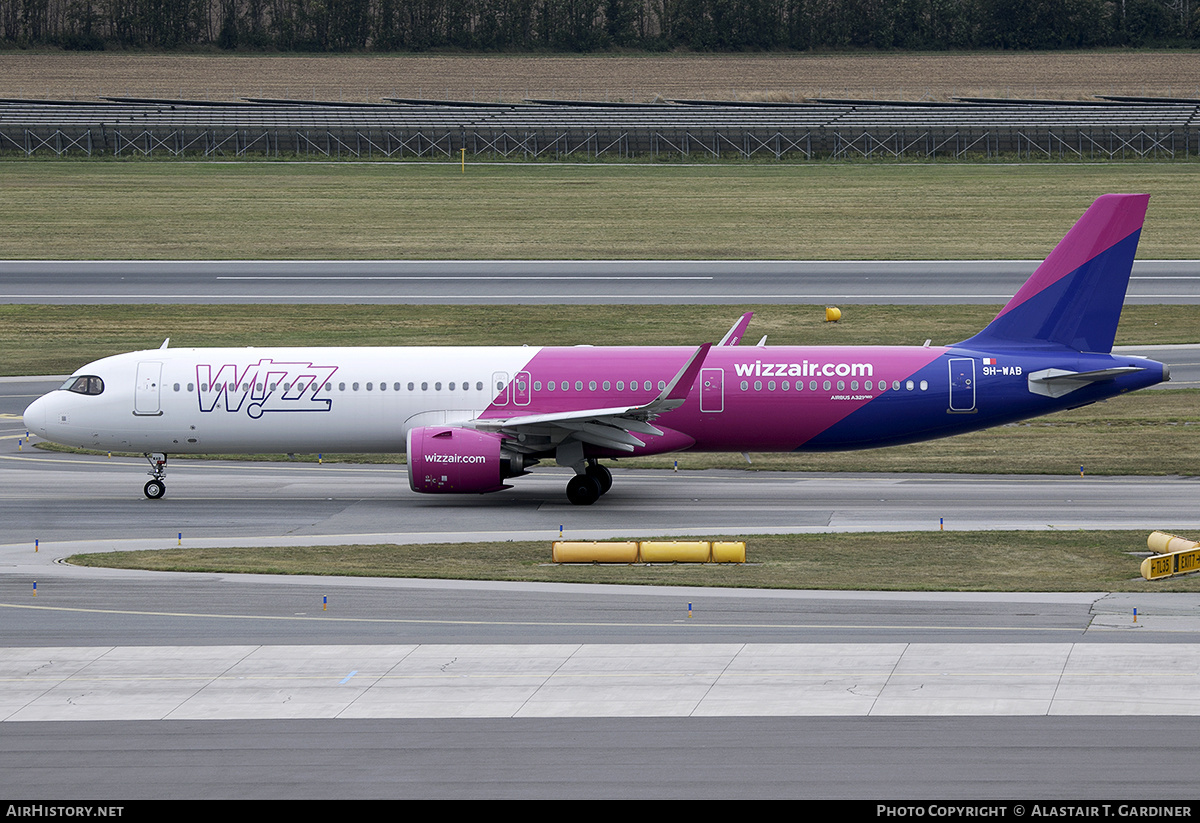 Aircraft Photo of 9H-WAB | Airbus A321-271NX | Wizz Air | AirHistory.net #619041