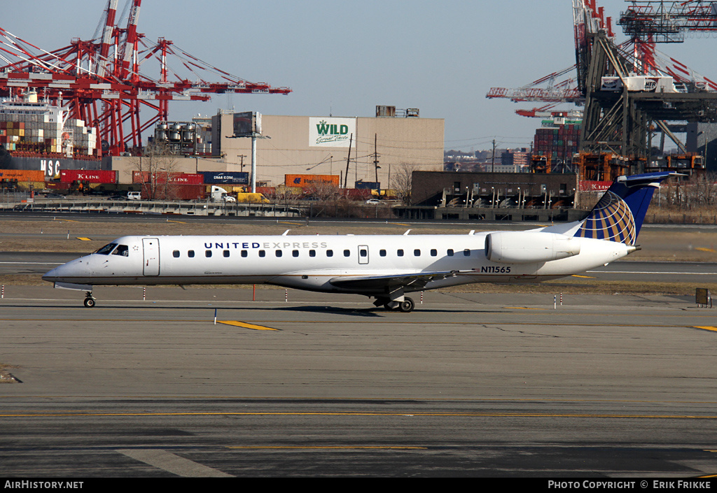 Aircraft Photo of N11565 | Embraer ERJ-145LR (EMB-145LR) | United Express | AirHistory.net #619045