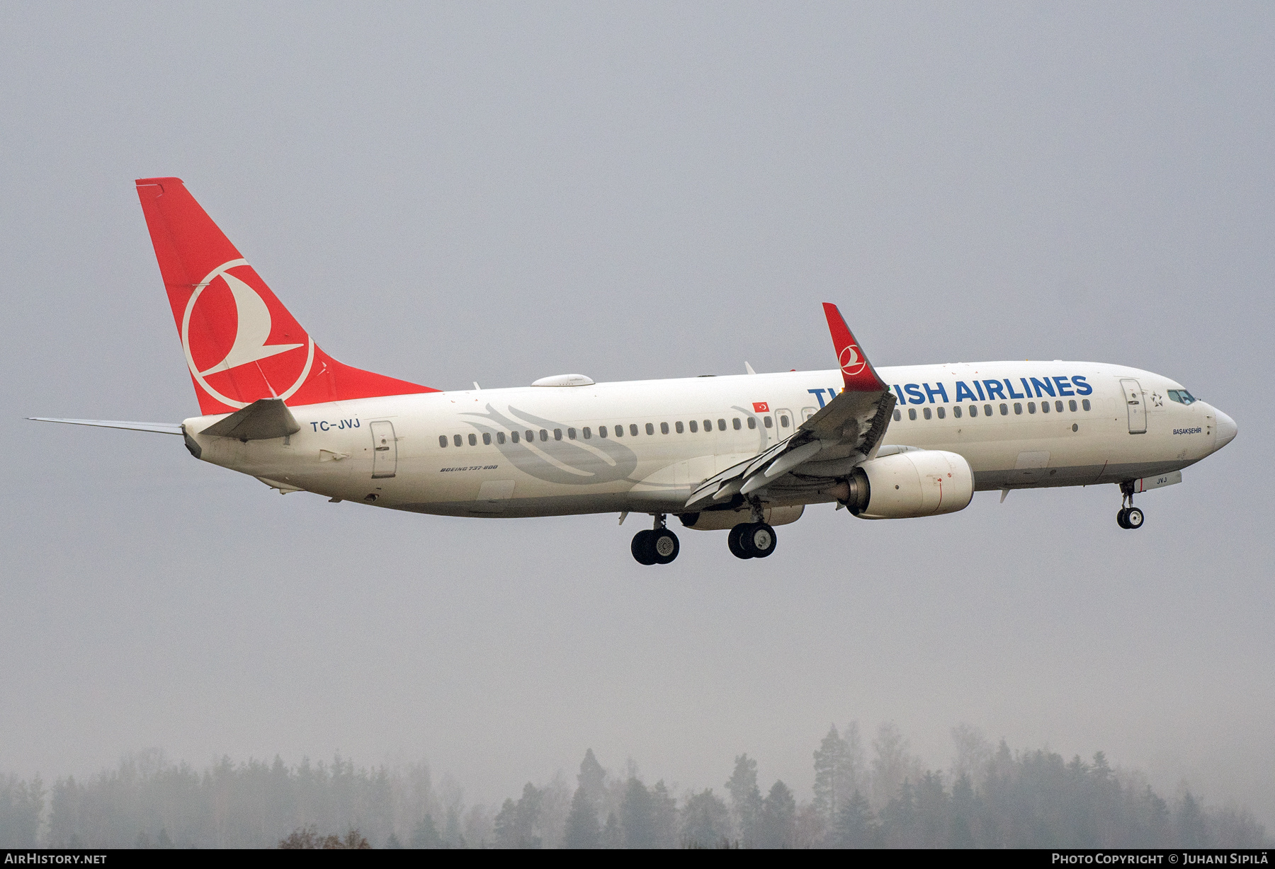 Aircraft Photo of TC-JVJ | Boeing 737-8F2 | Turkish Airlines | AirHistory.net #619051