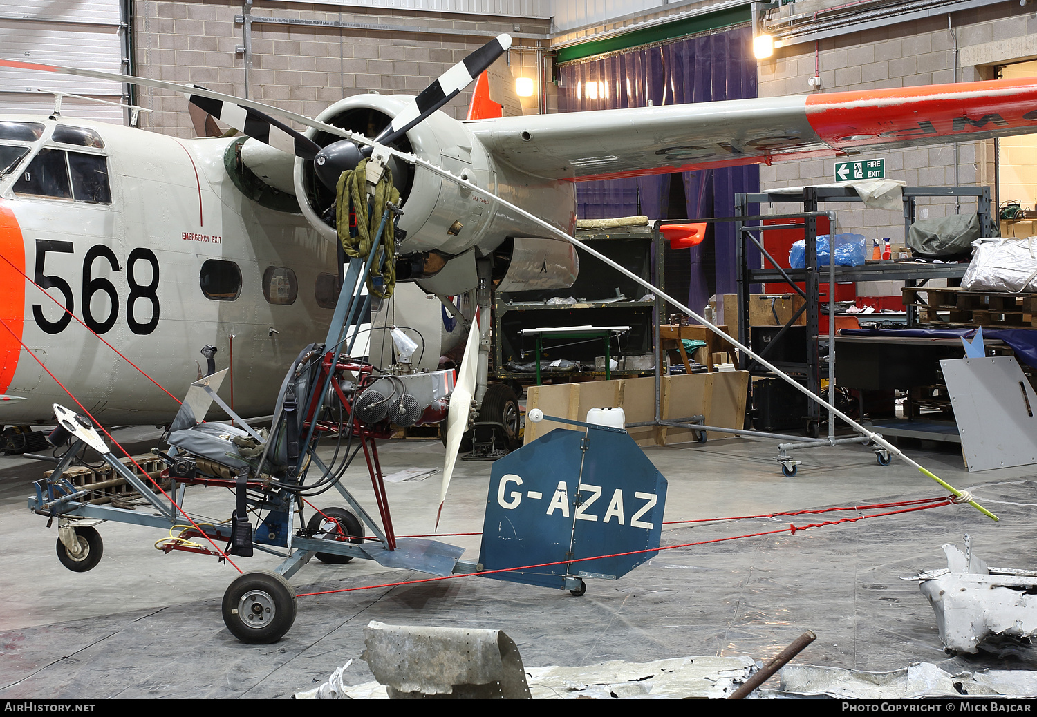 Aircraft Photo of G-AZAZ | Bensen B-8M Gyrocopter | AirHistory.net #619052