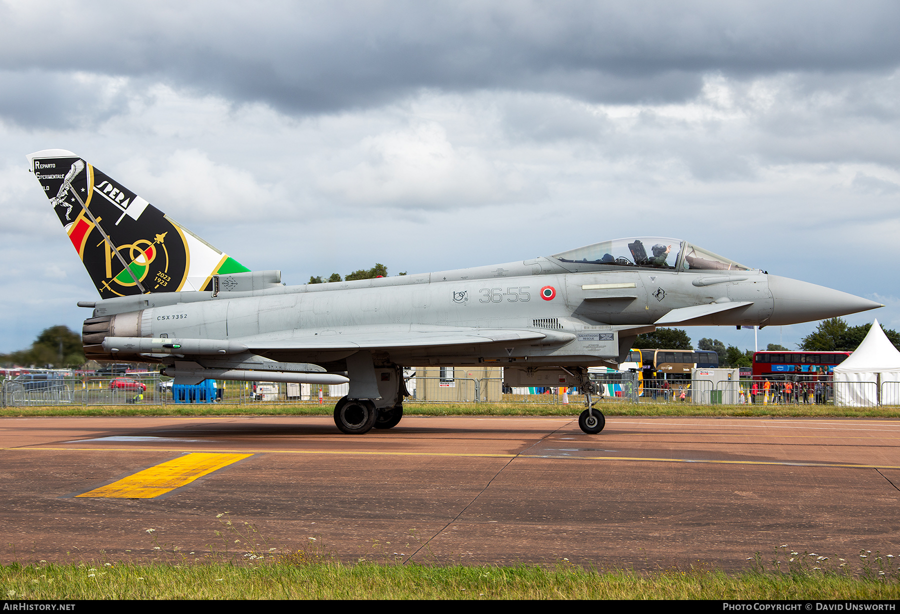 Aircraft Photo of CSX7352 | Eurofighter EF-2000 Typhoon | Italy - Air Force | AirHistory.net #619059