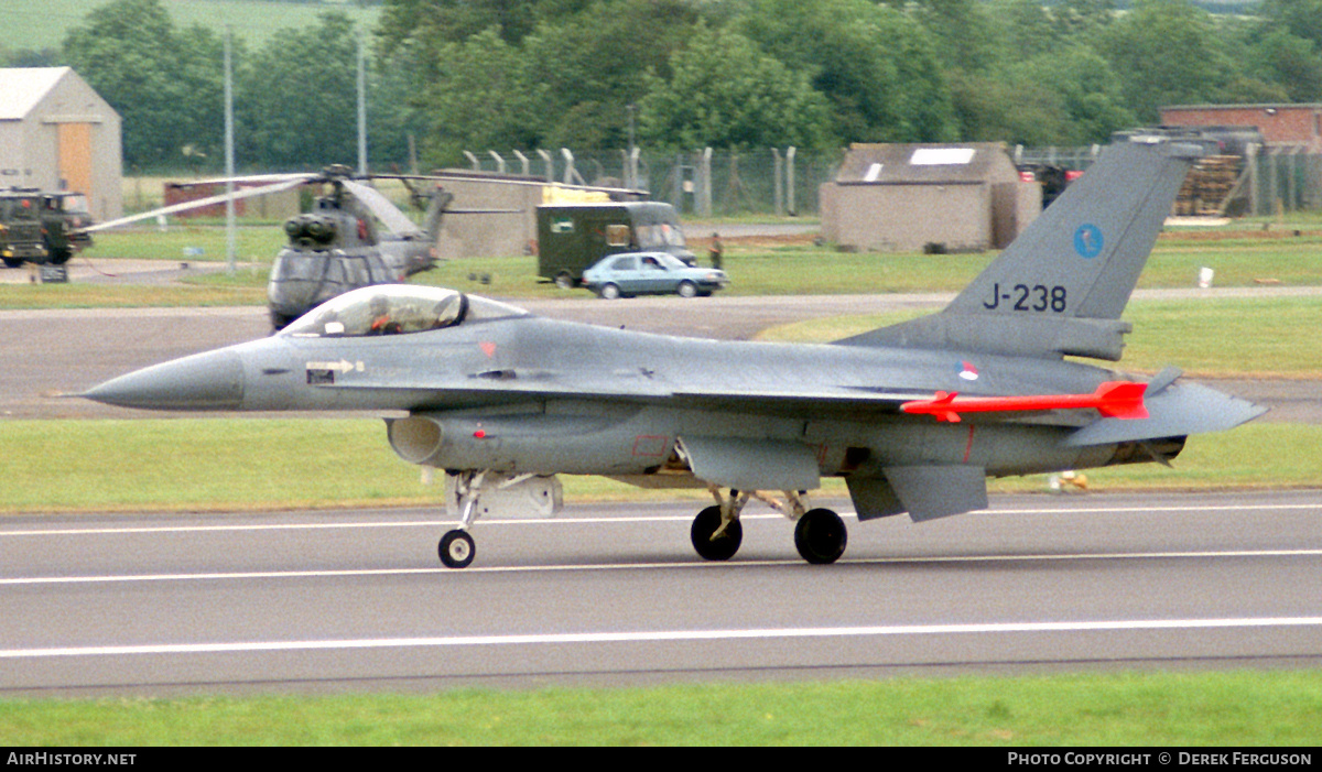 Aircraft Photo of J-238 | General Dynamics F-16A Fighting Falcon | Netherlands - Air Force | AirHistory.net #619064