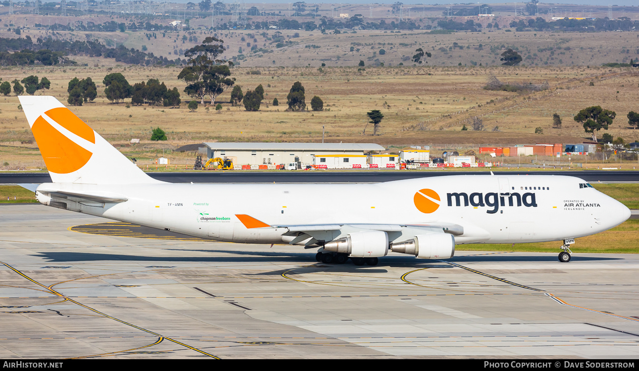 Aircraft Photo of TF-AMN | Boeing 747-4F6(BDSF) | Magma Aviation | AirHistory.net #619099
