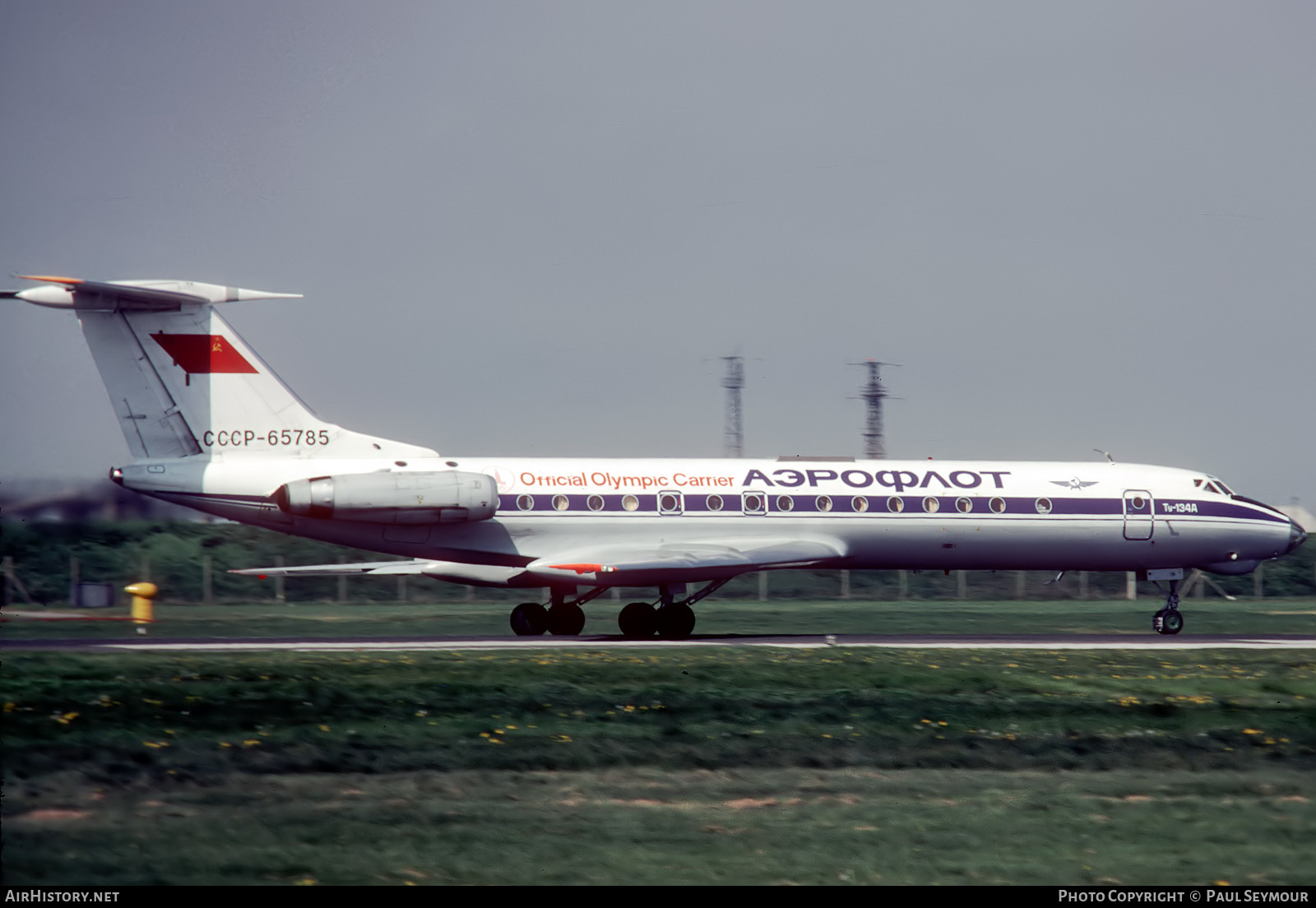 Aircraft Photo of CCCP-65785 | Tupolev Tu-134A | Aeroflot | AirHistory.net #619108