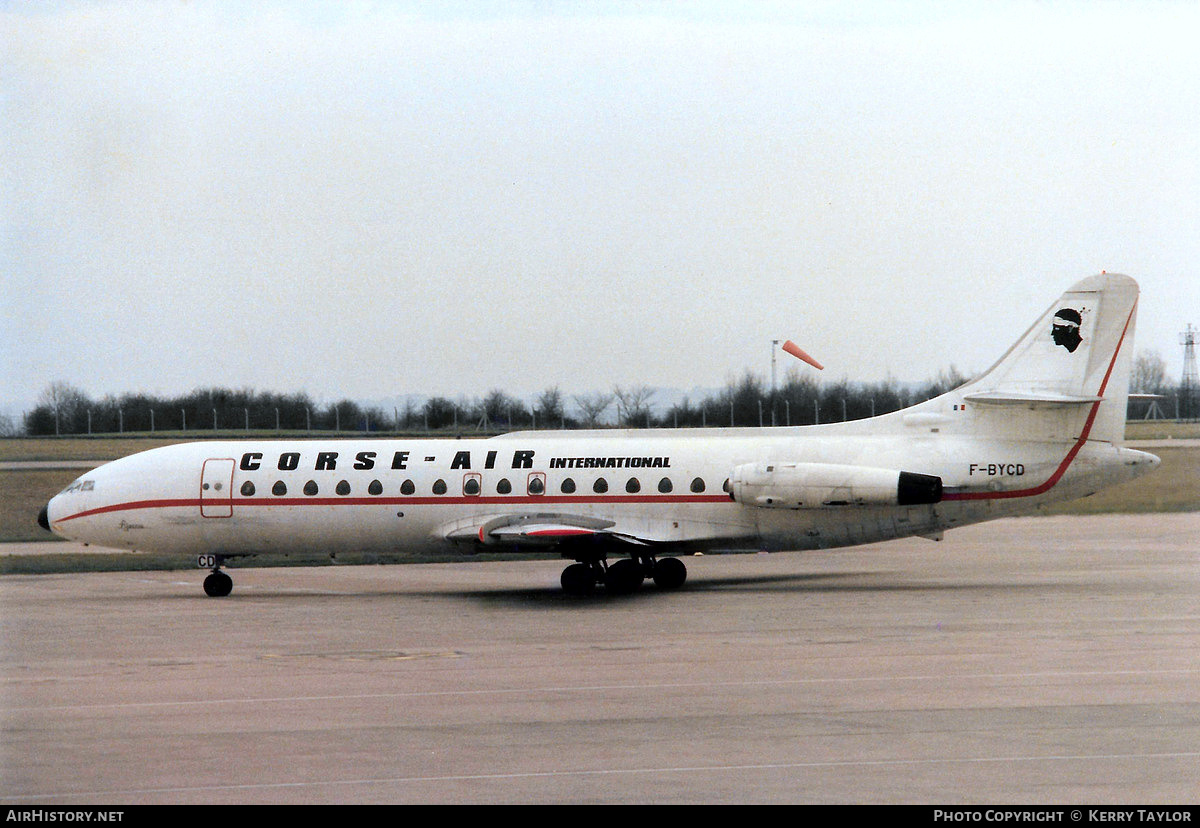 Aircraft Photo of F-BYCD | Sud SE-210 Caravelle VI-N | Corse Air International | AirHistory.net #619111