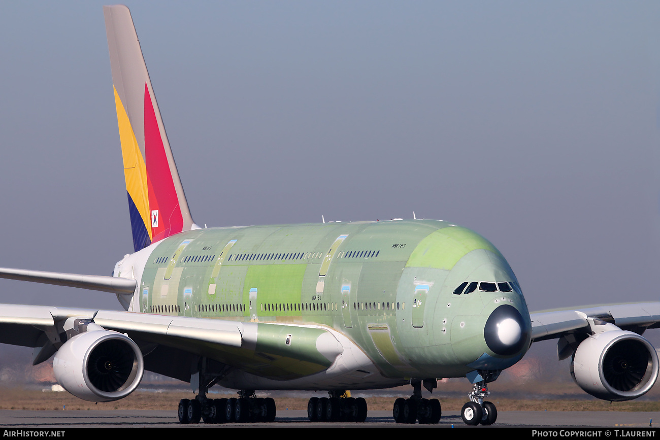 Aircraft Photo of F-WWSQ | Airbus A380-841 | Asiana Airlines | AirHistory.net #619116