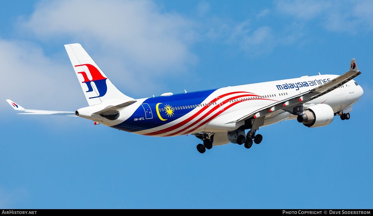 Aircraft Photo of 9M-MTL | Airbus A330-323E | Malaysia Airlines | AirHistory.net #619132