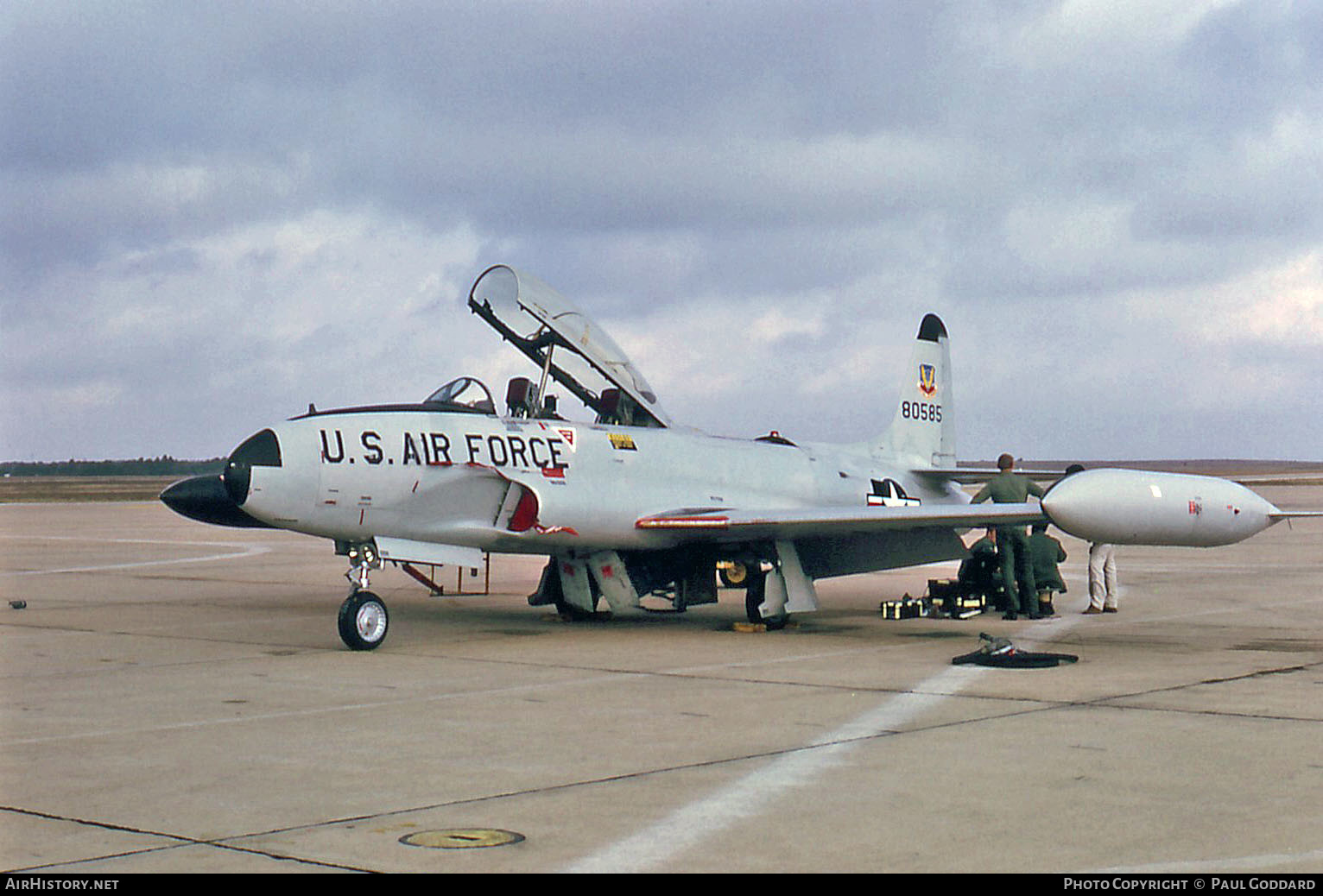 Aircraft Photo of 58-0585 / 80585 | Lockheed T-33A | USA - Air Force | AirHistory.net #619181