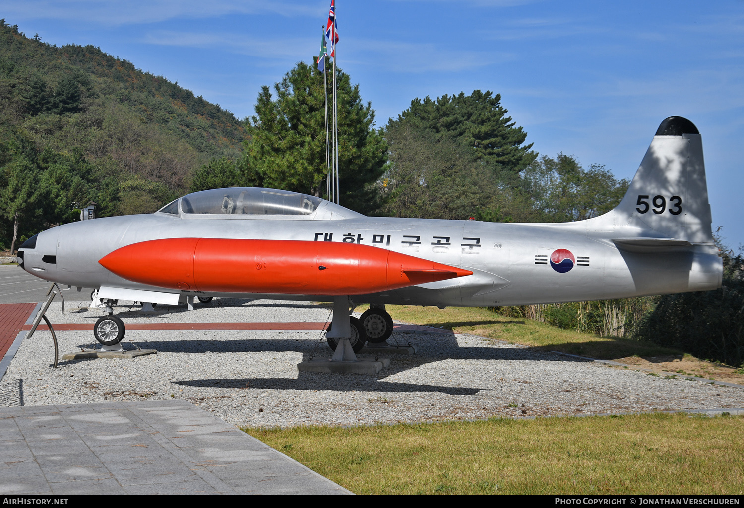 Aircraft Photo of 41593 / 593 | Lockheed T-33A | South Korea - Air Force | AirHistory.net #619204