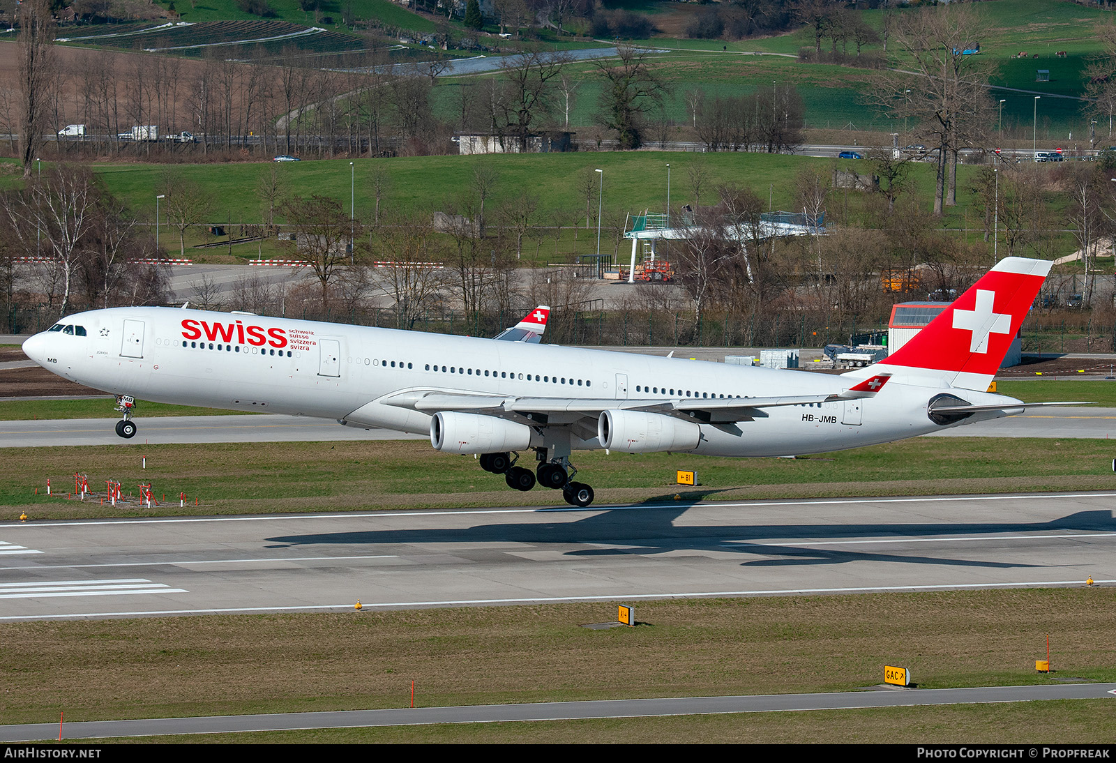 Aircraft Photo of HB-JMB | Airbus A340-313X | Swiss International Air Lines | AirHistory.net #619205