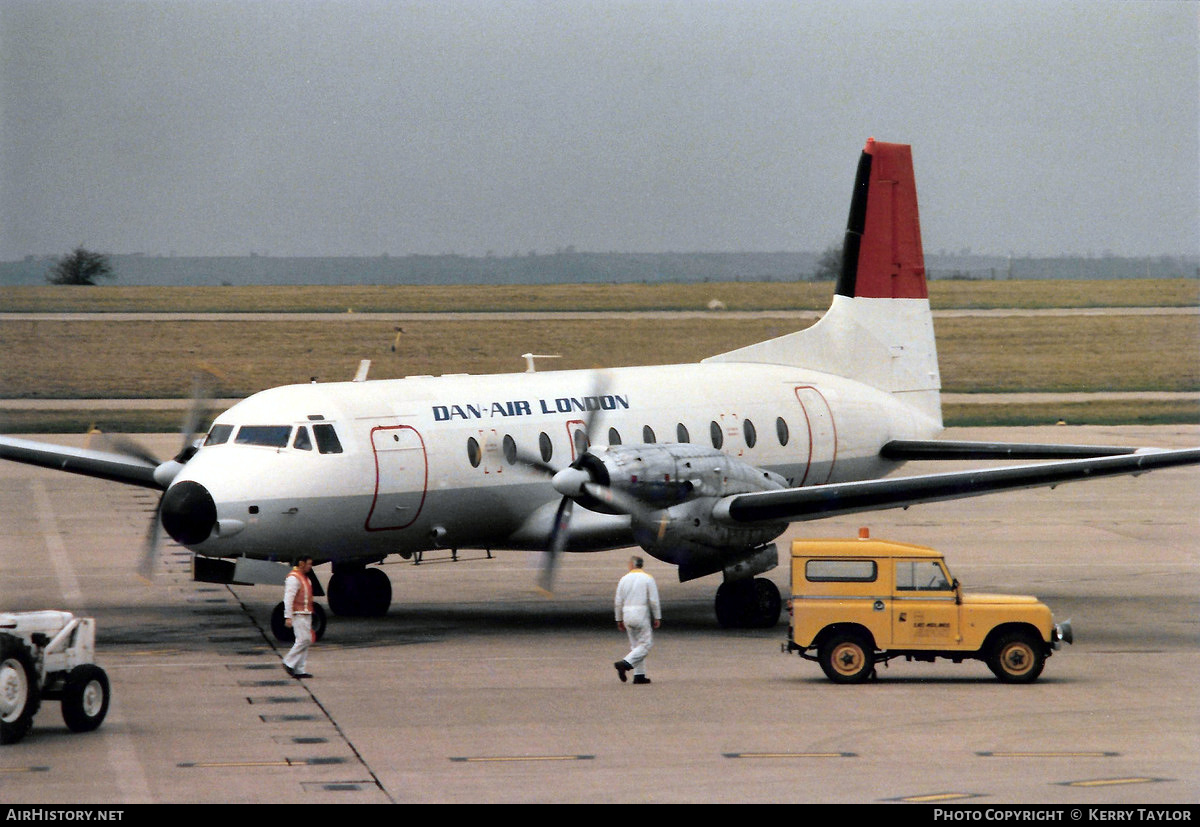 Aircraft Photo of G-AZSU | Hawker Siddeley HS-748 Srs2A/232 | Dan-Air London | AirHistory.net #619224