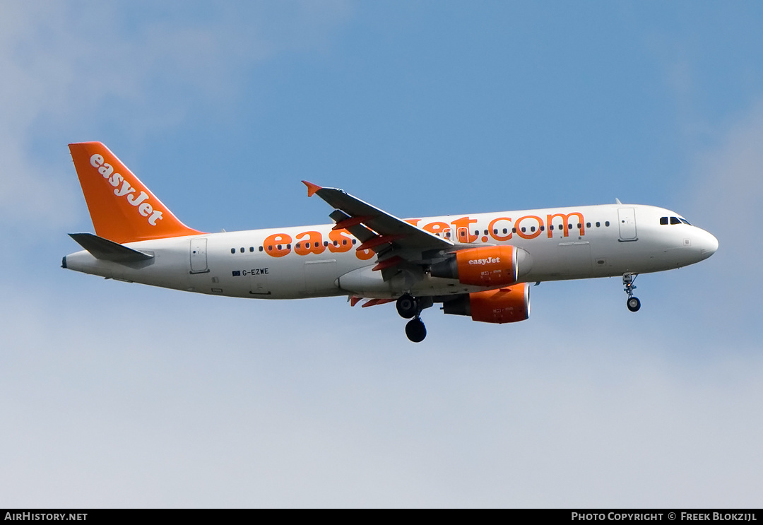 Aircraft Photo of G-EZWE | Airbus A320-214 | EasyJet | AirHistory.net #619226