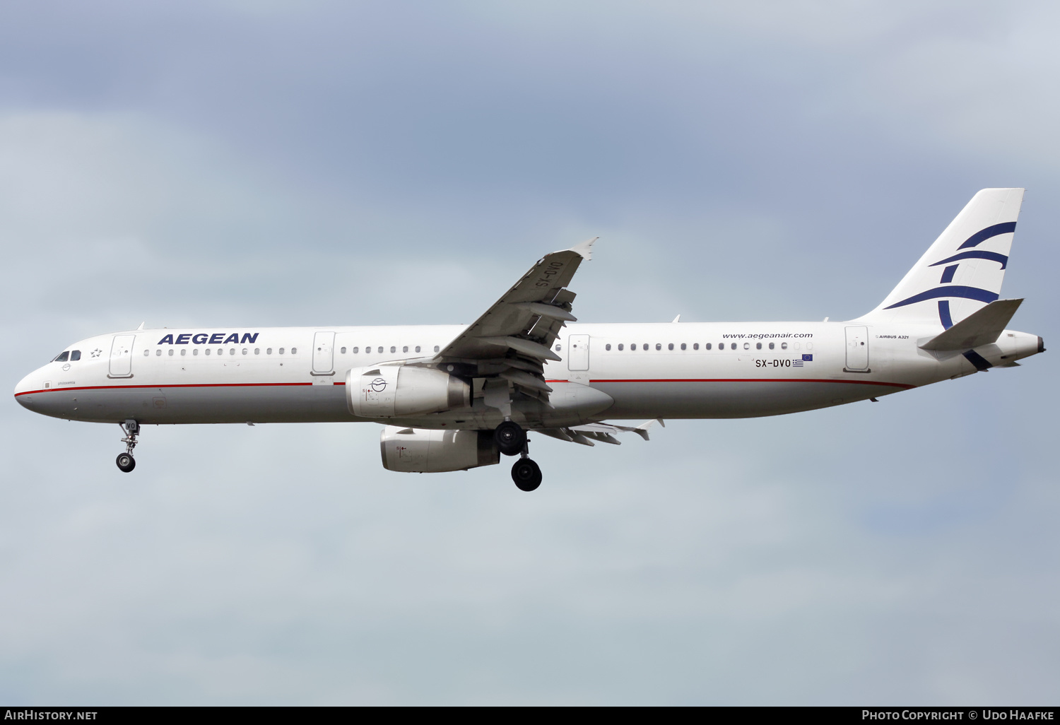 Aircraft Photo of SX-DVO | Airbus A321-232 | Aegean Airlines | AirHistory.net #619235