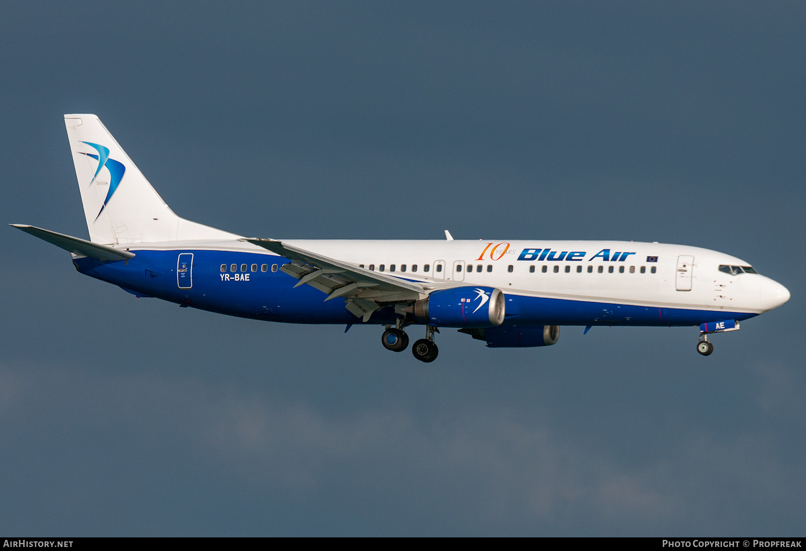 Aircraft Photo of YR-BAE | Boeing 737-46N | Blue Air | AirHistory.net #619236