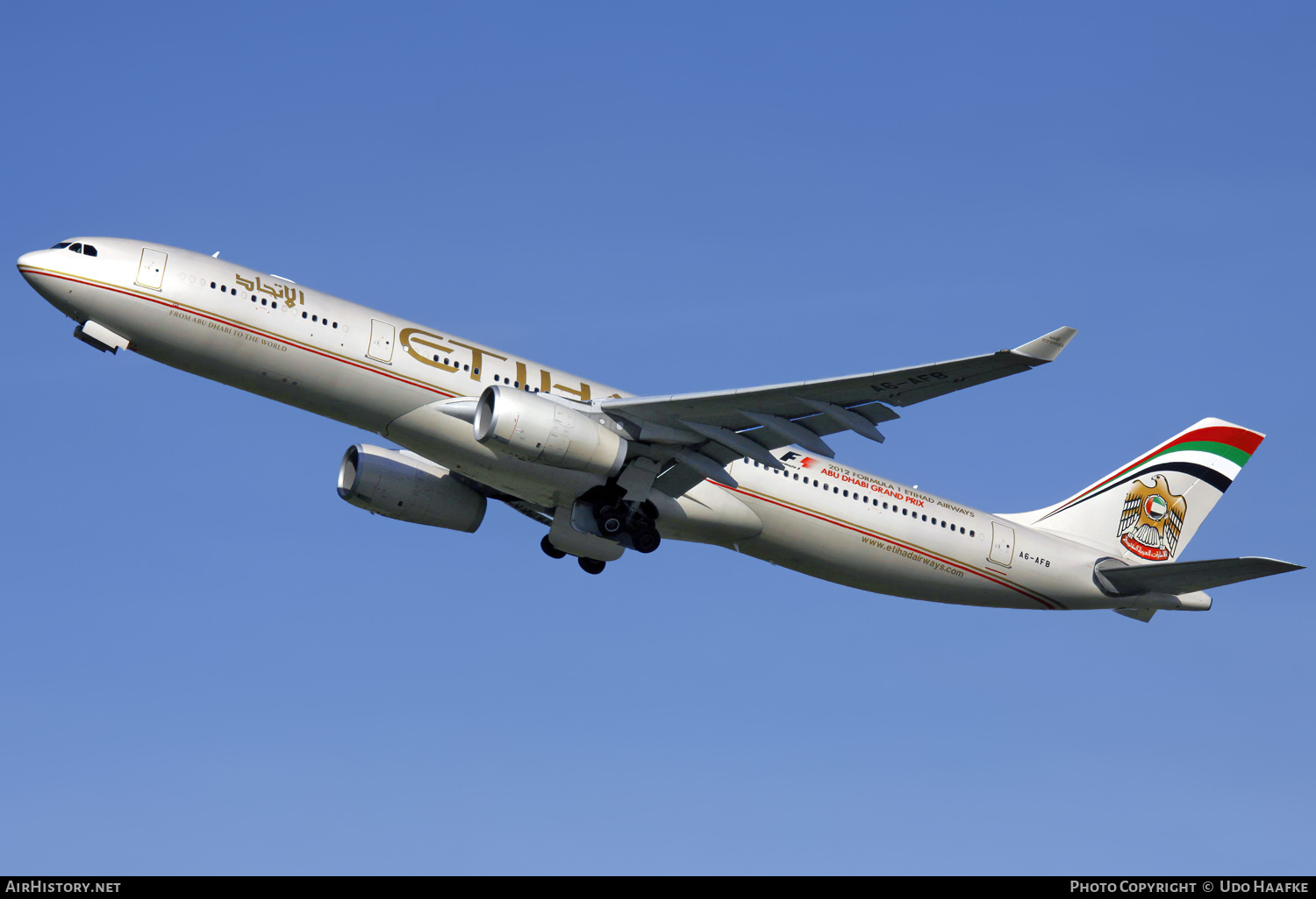 Aircraft Photo of A6-AFB | Airbus A330-343 | Etihad Airways | AirHistory.net #619246