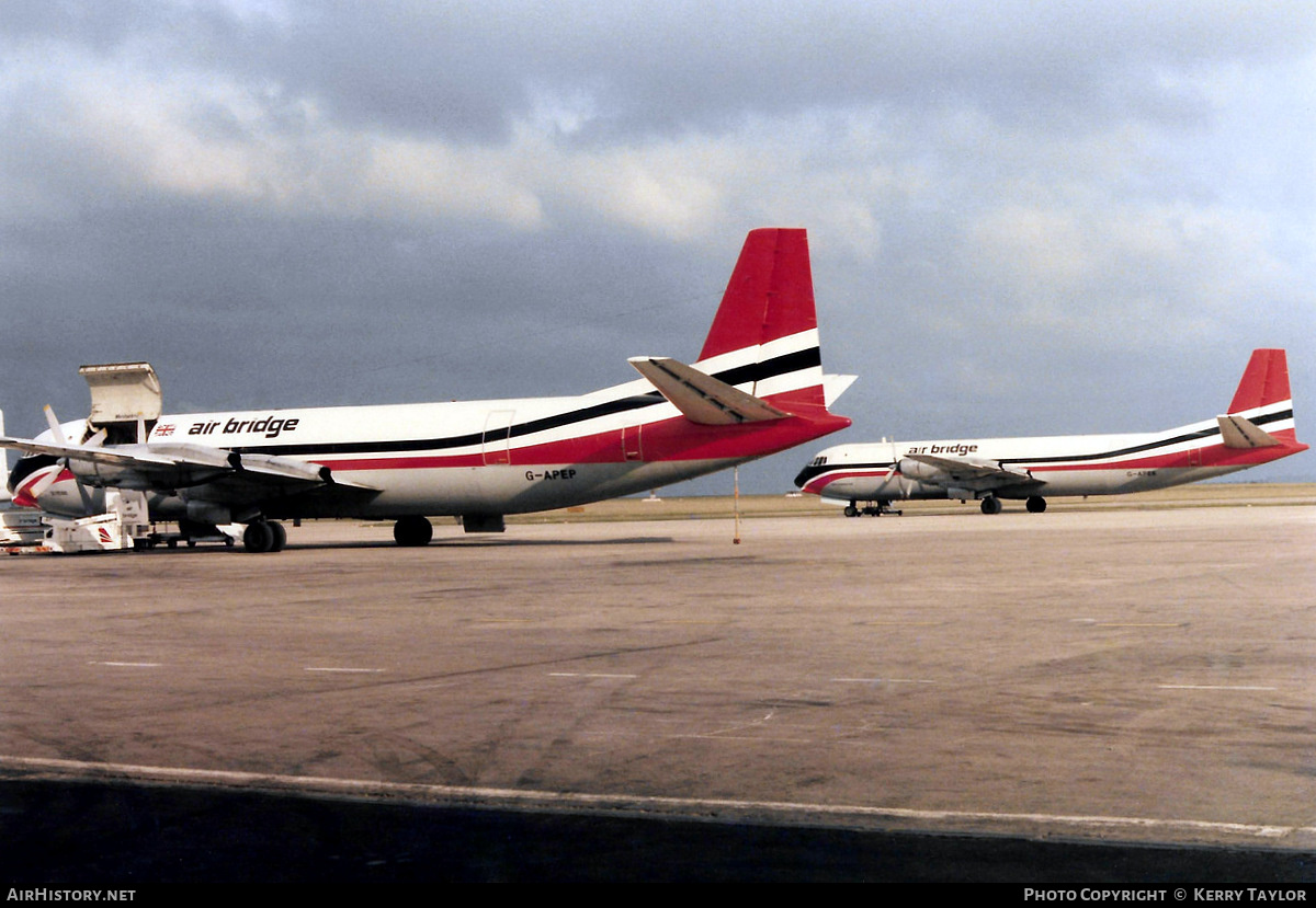 Aircraft Photo of G-APEP | Vickers 953C Merchantman | Air Bridge | AirHistory.net #619249