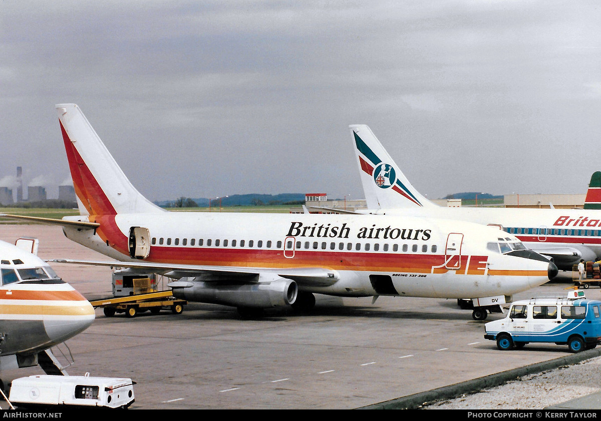 Aircraft Photo of G-DDDV | Boeing 737-2S3/Adv | British Airtours | AirHistory.net #619347