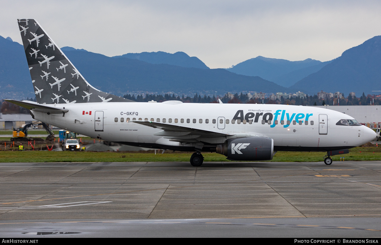 Aircraft Photo of C-GKFQ | Boeing 737-6CT | Aeroflyer | AirHistory.net #619352