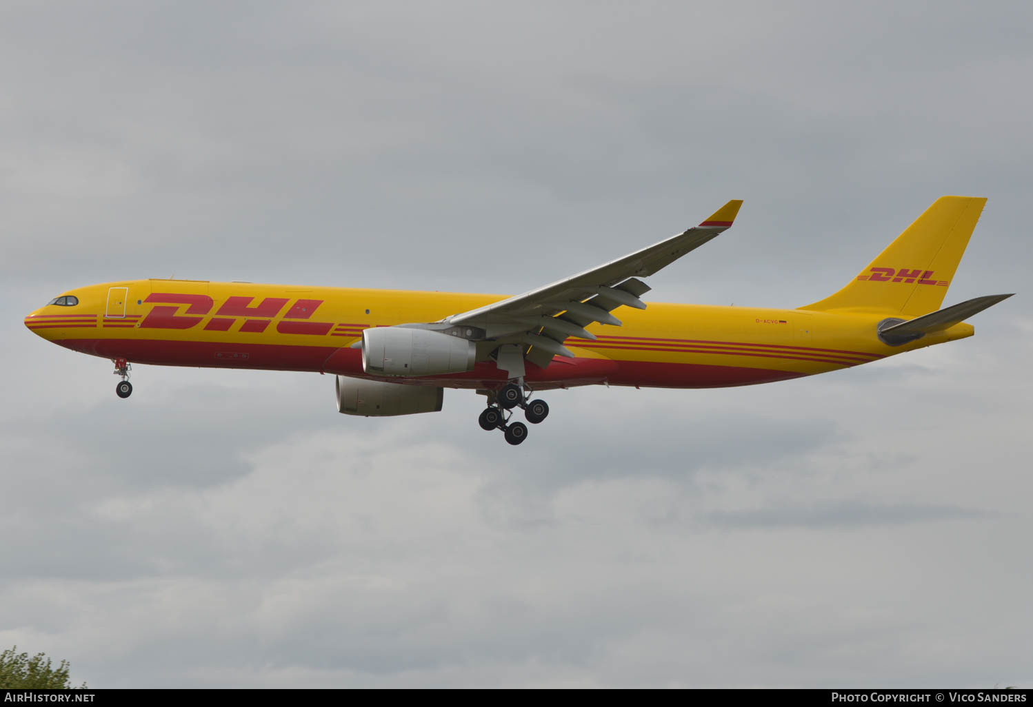 Aircraft Photo of D-ACVG | Airbus A330-343E/P2F | DHL International | AirHistory.net #619364