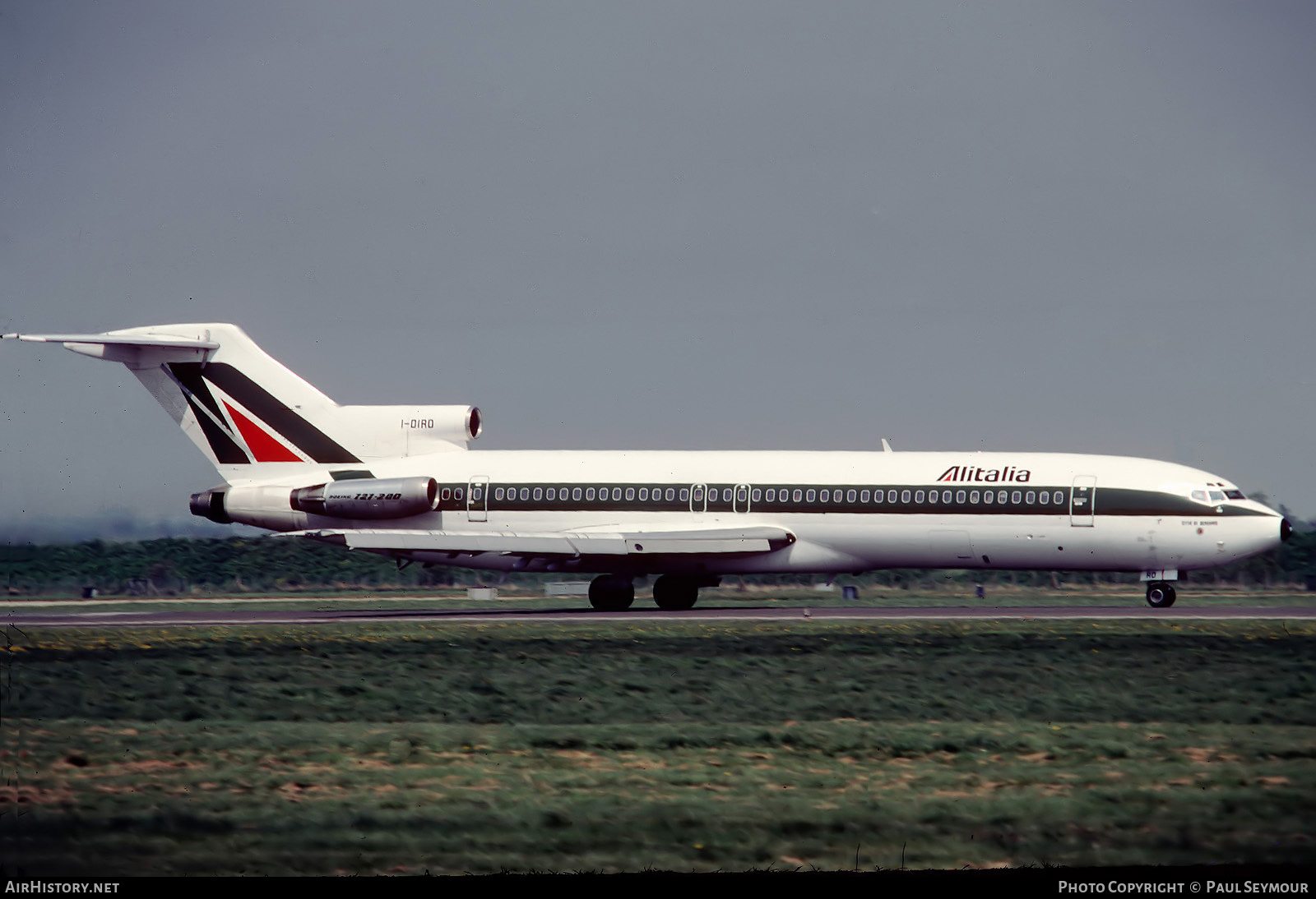 Aircraft Photo of I-DIRD | Boeing 727-243/Adv | Alitalia | AirHistory.net #619377