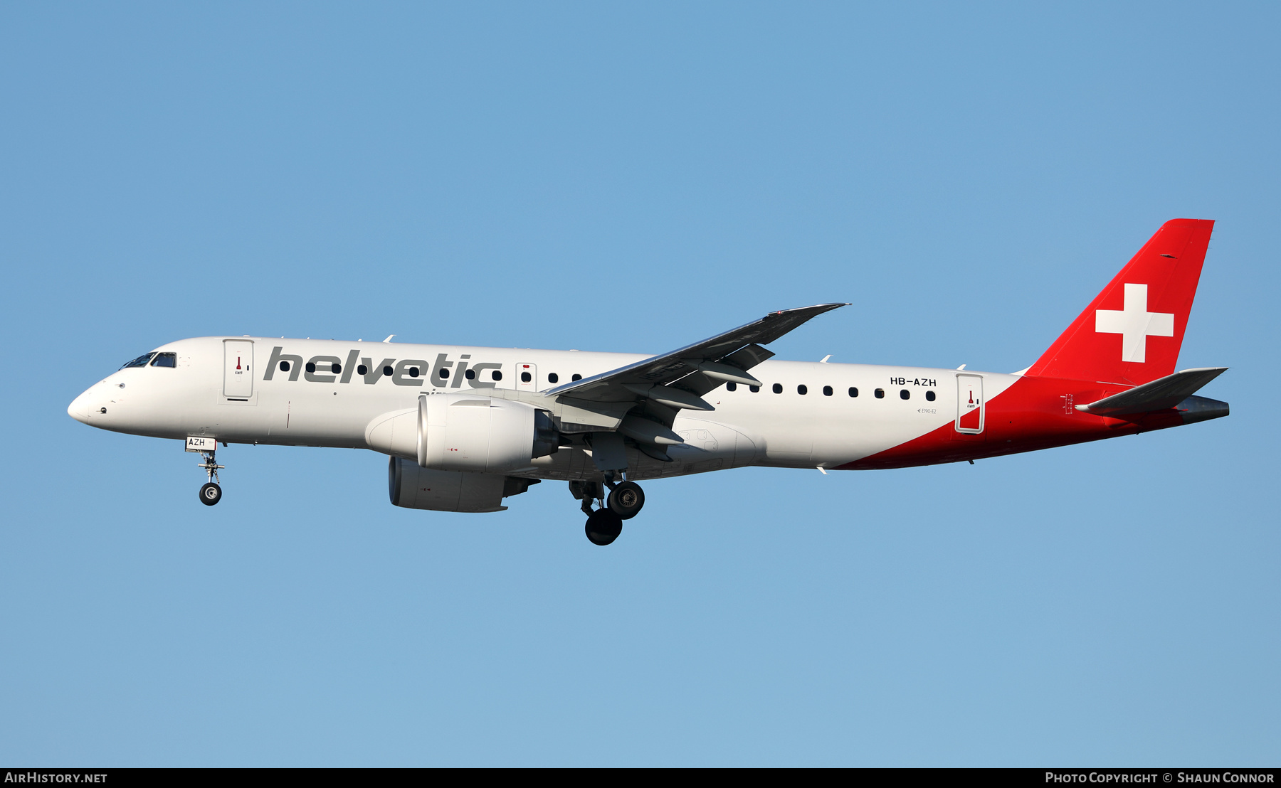 Aircraft Photo of HB-AZH | Embraer 190-E2 (ERJ-190-300) | Helvetic Airways | AirHistory.net #619386