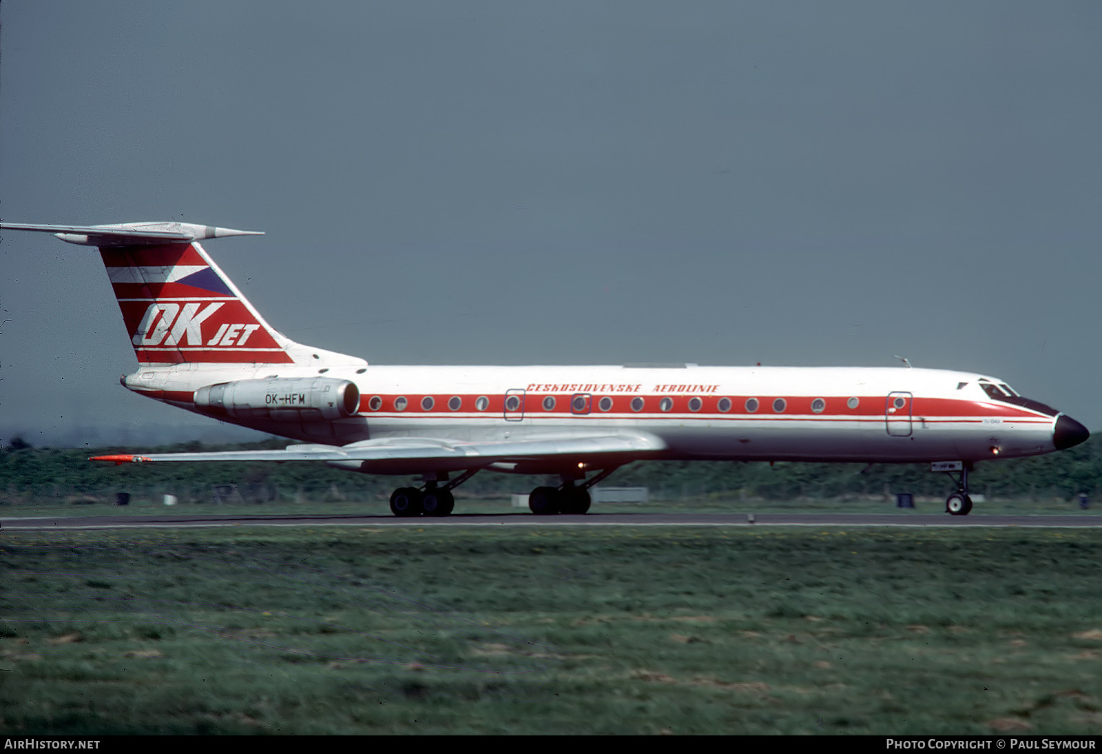 Aircraft Photo of OK-HFM | Tupolev Tu-134A | ČSA - Československé Aerolinie - Czechoslovak Airlines | AirHistory.net #619414