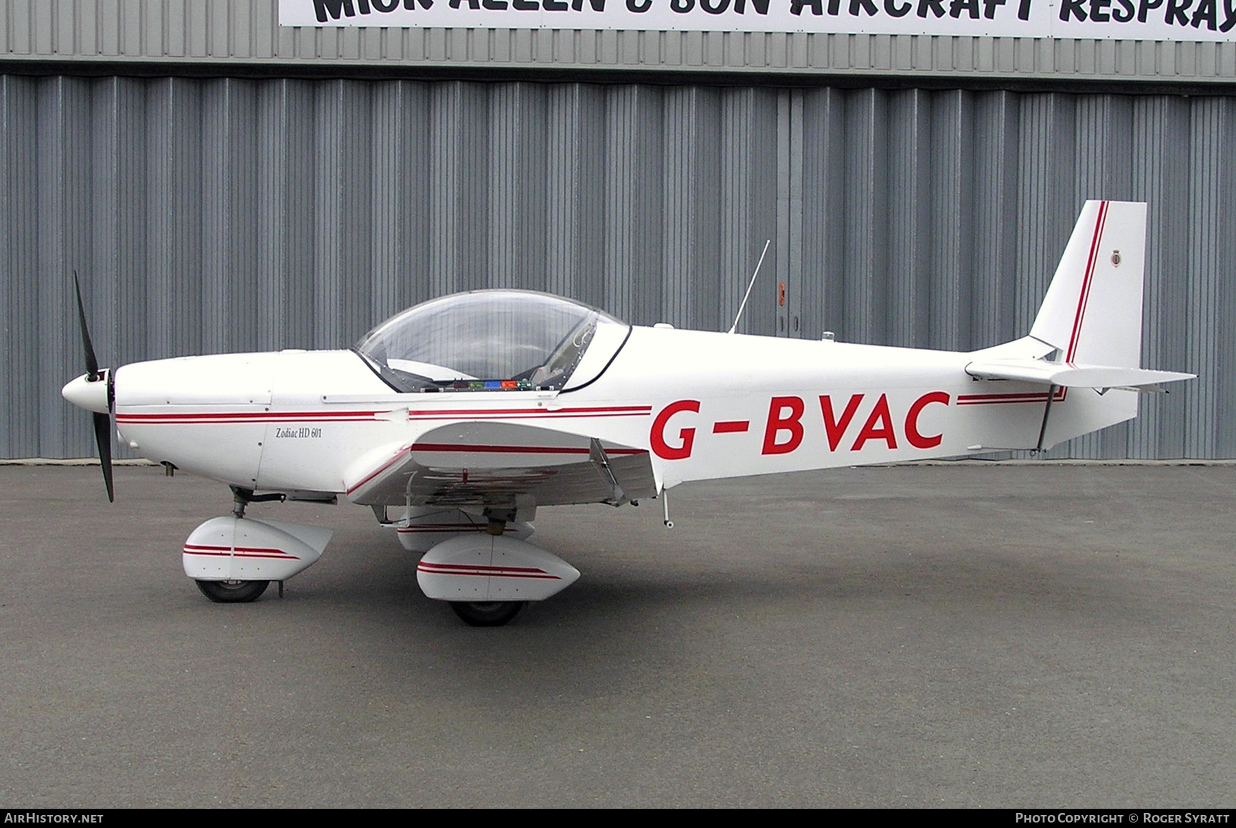 Aircraft Photo of G-BVAC | Zenair CH-601HD Zodiac | AirHistory.net #619430