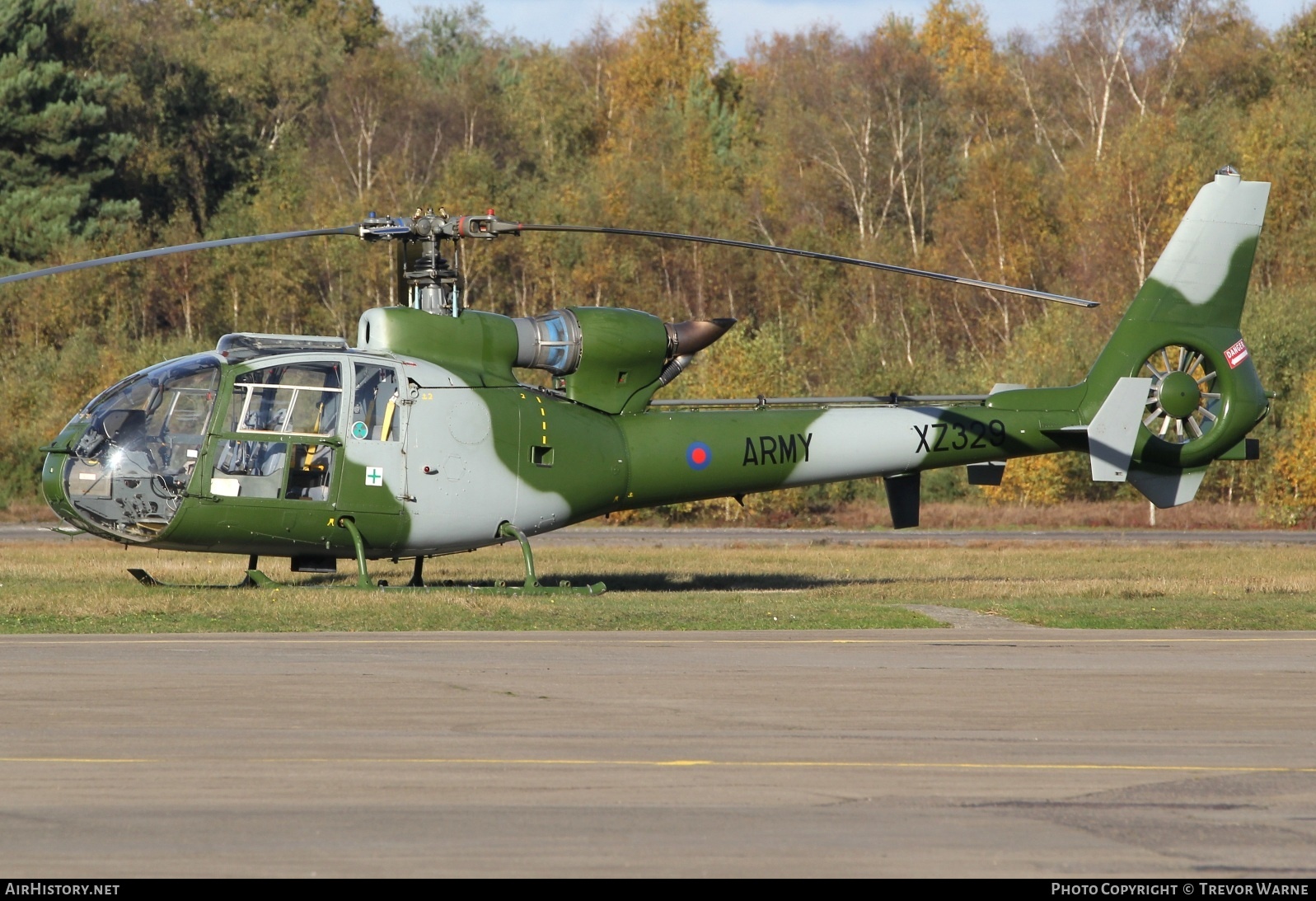 Aircraft Photo of G-BZYD / XZ329 | Aerospatiale SA-341B Gazelle AH1 | UK - Army | AirHistory.net #619448