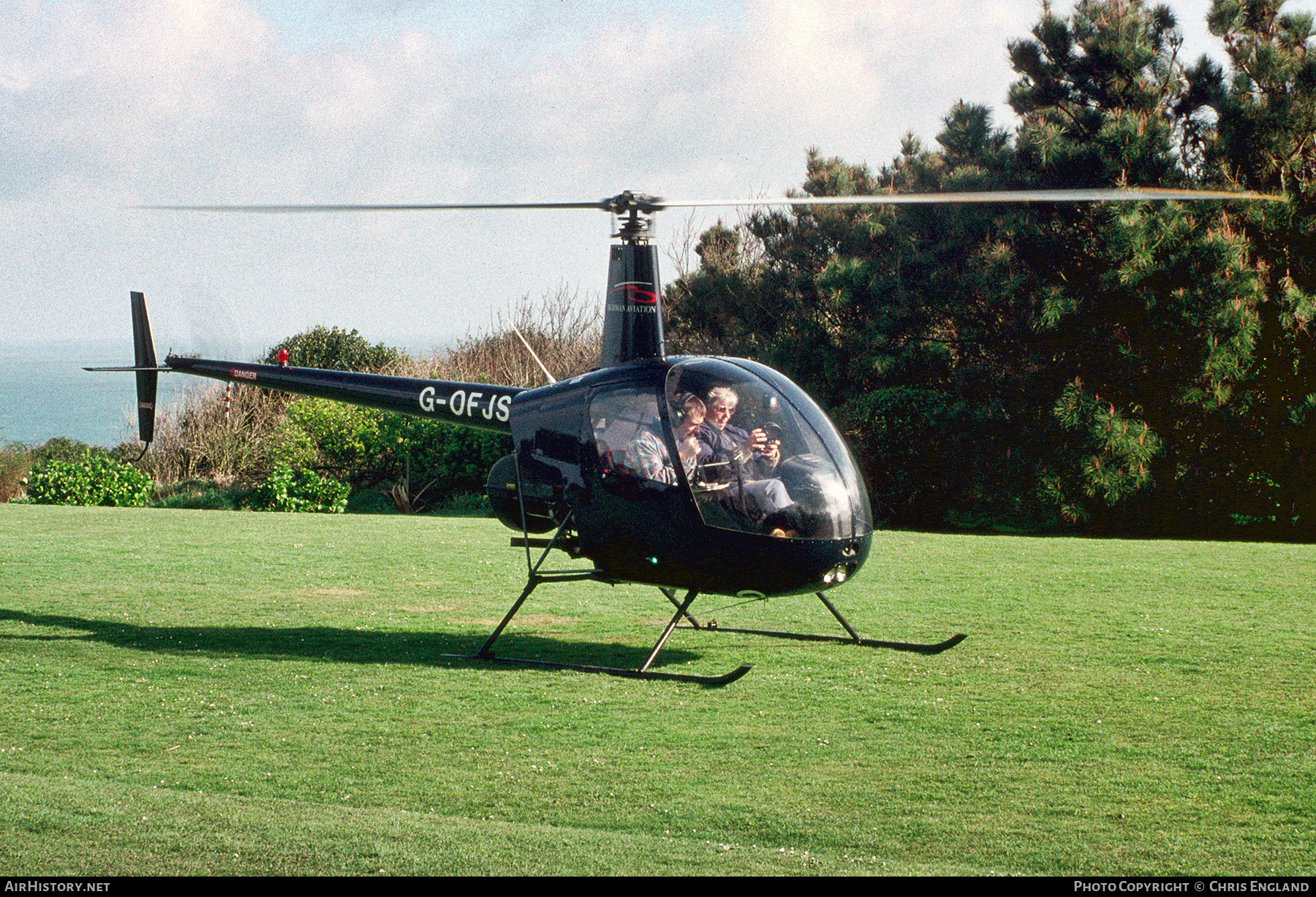 Aircraft Photo of G-OFJS | Robinson R-22 Beta | Burman Aviation | AirHistory.net #619455