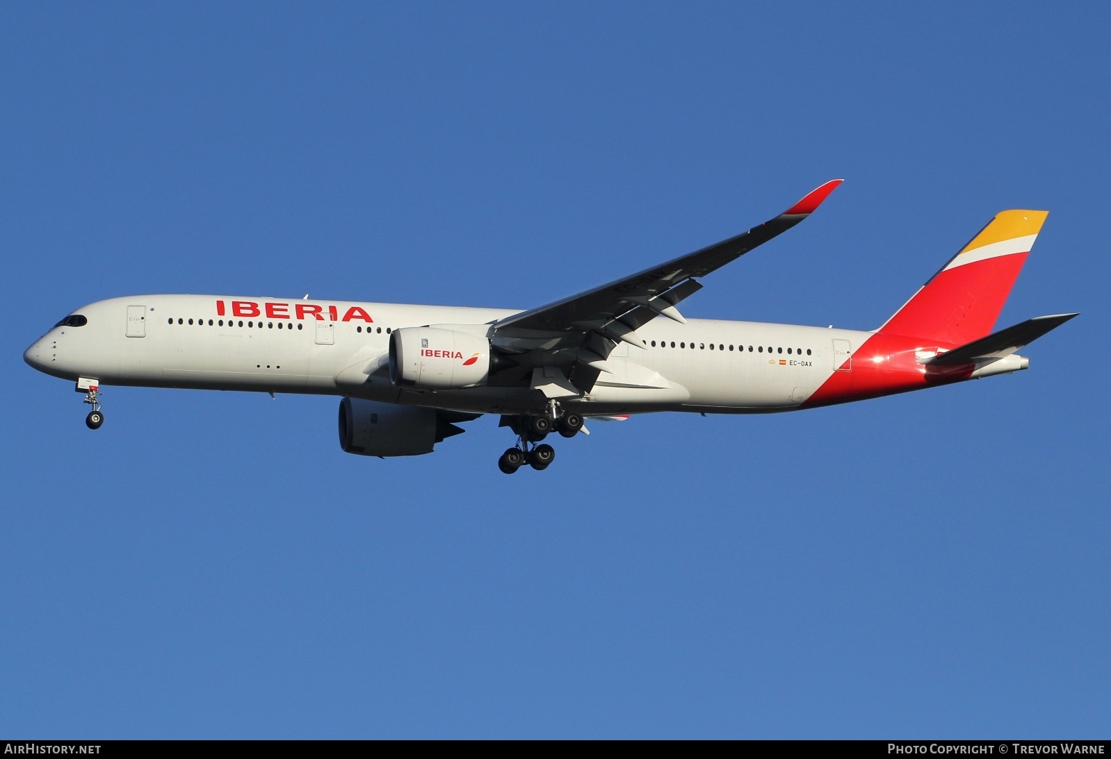 Aircraft Photo of EC-OAX | Airbus A350-941 | Iberia | AirHistory.net #619472