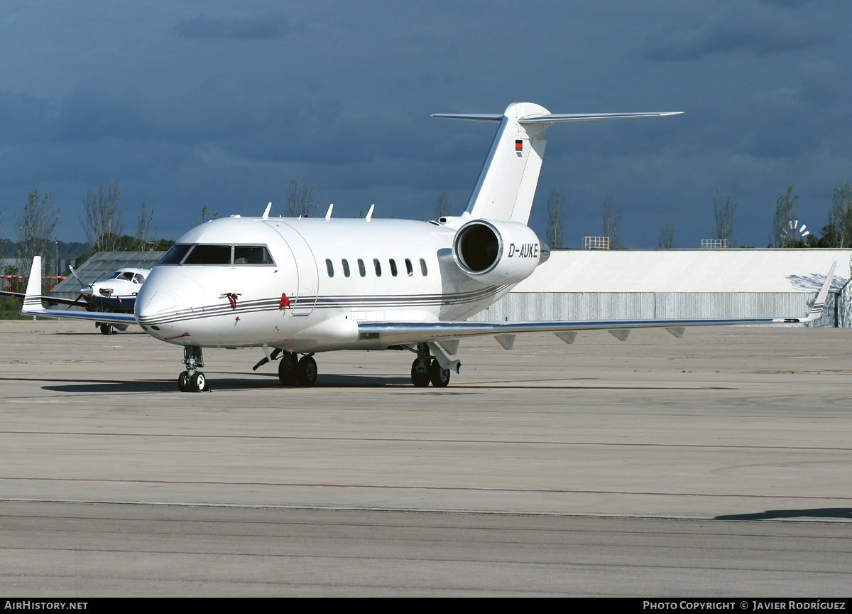 Aircraft Photo of D-AUKE | Bombardier Challenger 604 (CL-600-2B16) | AirHistory.net #619479