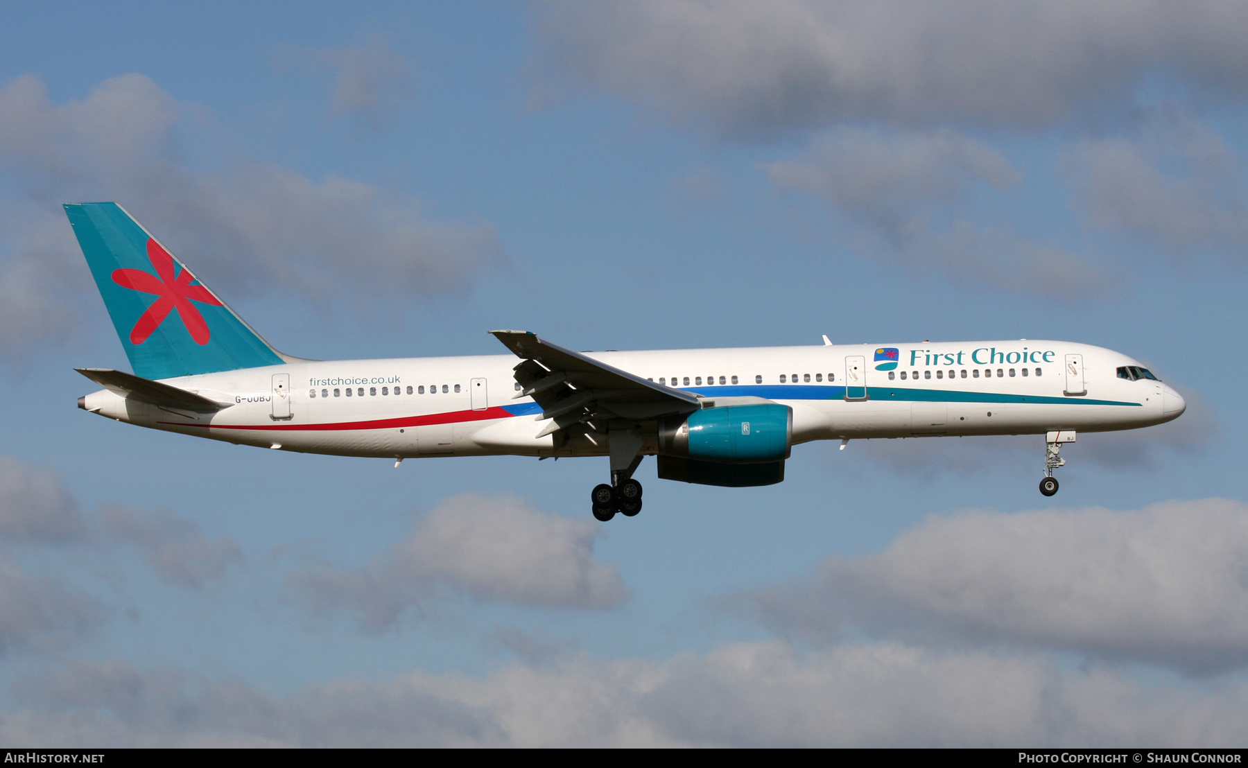 Aircraft Photo of G-OOBJ | Boeing 757-2B7 | First Choice Airways | AirHistory.net #619486