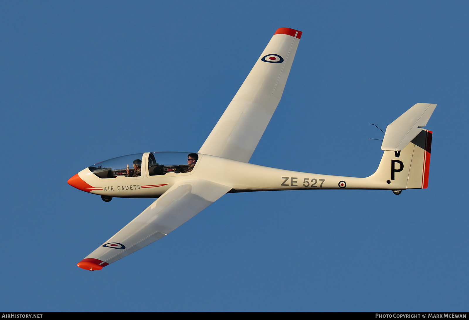 Aircraft Photo of ZE527 | Grob G-103A Viking TX1 | UK - Air Force | AirHistory.net #619497