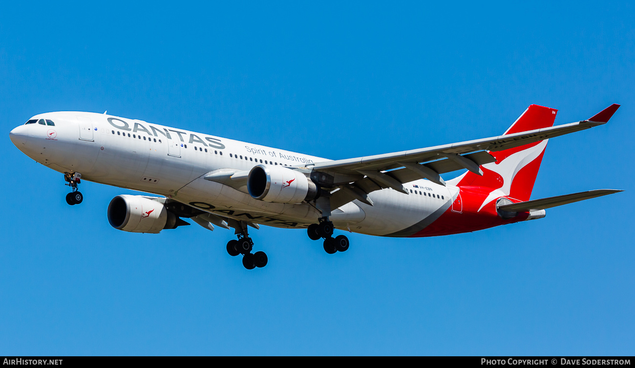 Aircraft Photo of VH-EBN | Airbus A330-202 | Qantas | AirHistory.net #619503