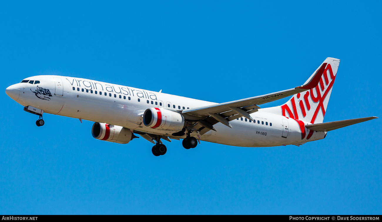 Aircraft Photo of VH-IWQ | Boeing 737-8SA | Virgin Australia Airlines | AirHistory.net #619504